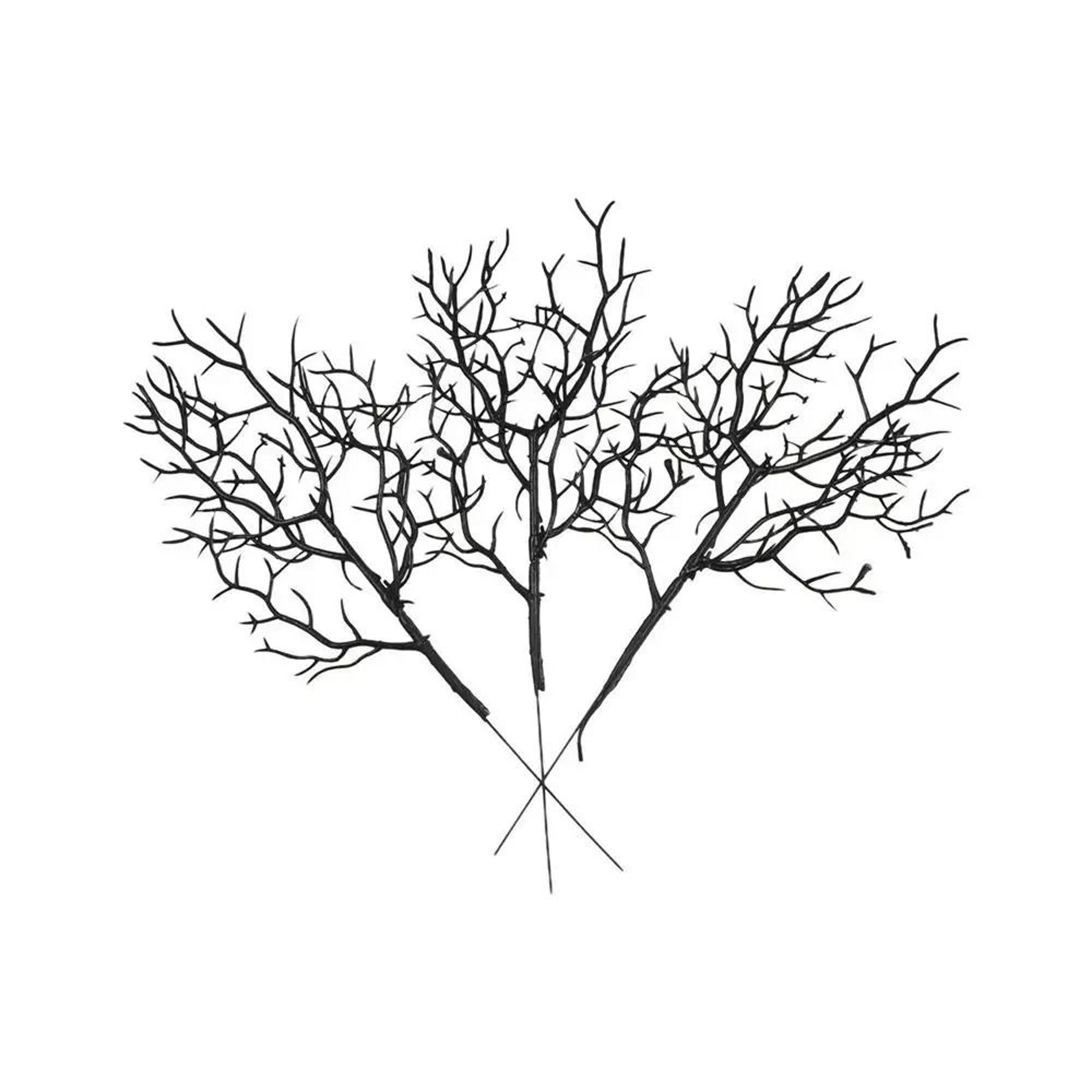 Midnight Gothic Artificial Dead Branch Set 5Piece 0