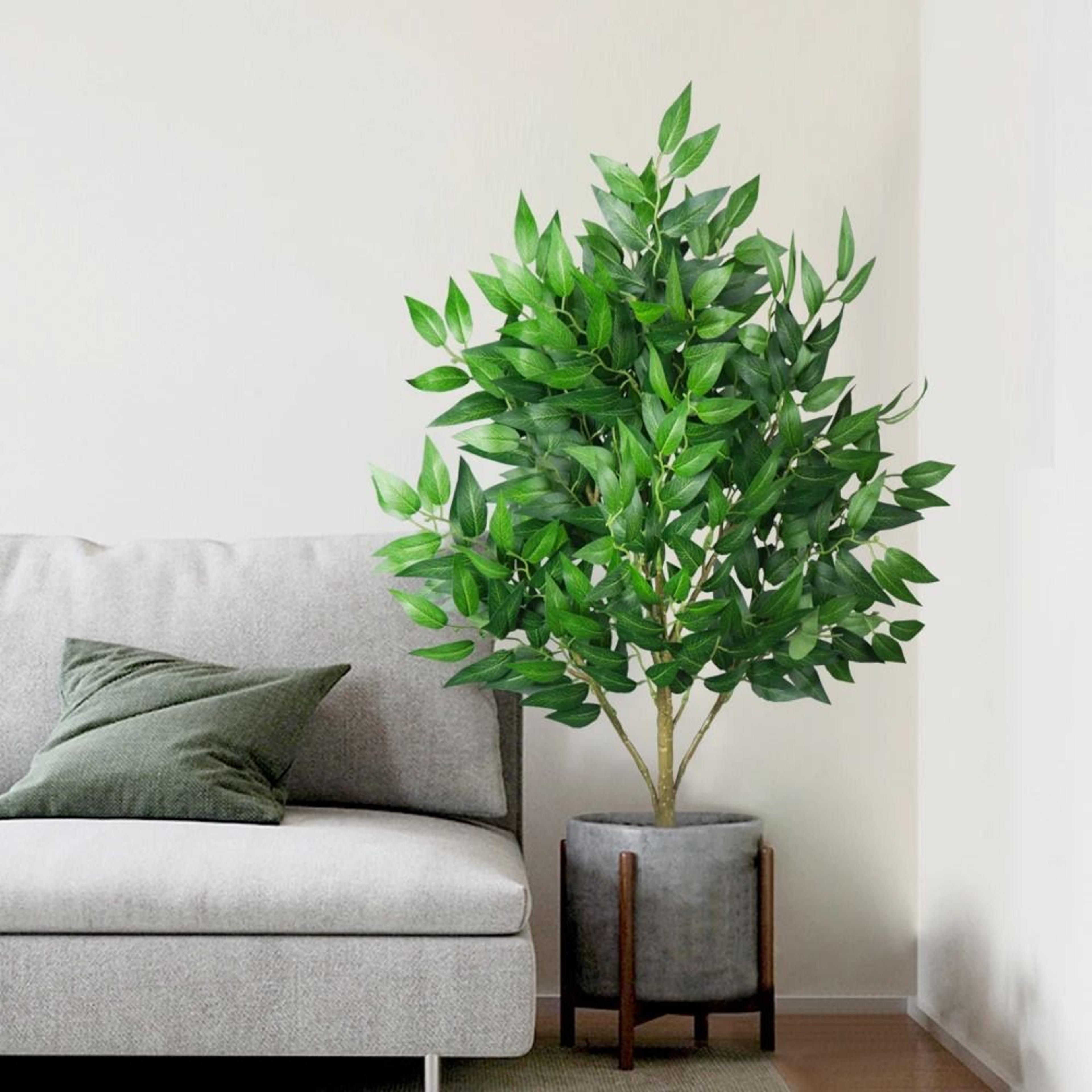 Tall Artificial Eucalyptus  Tropical Willow Foliage 0