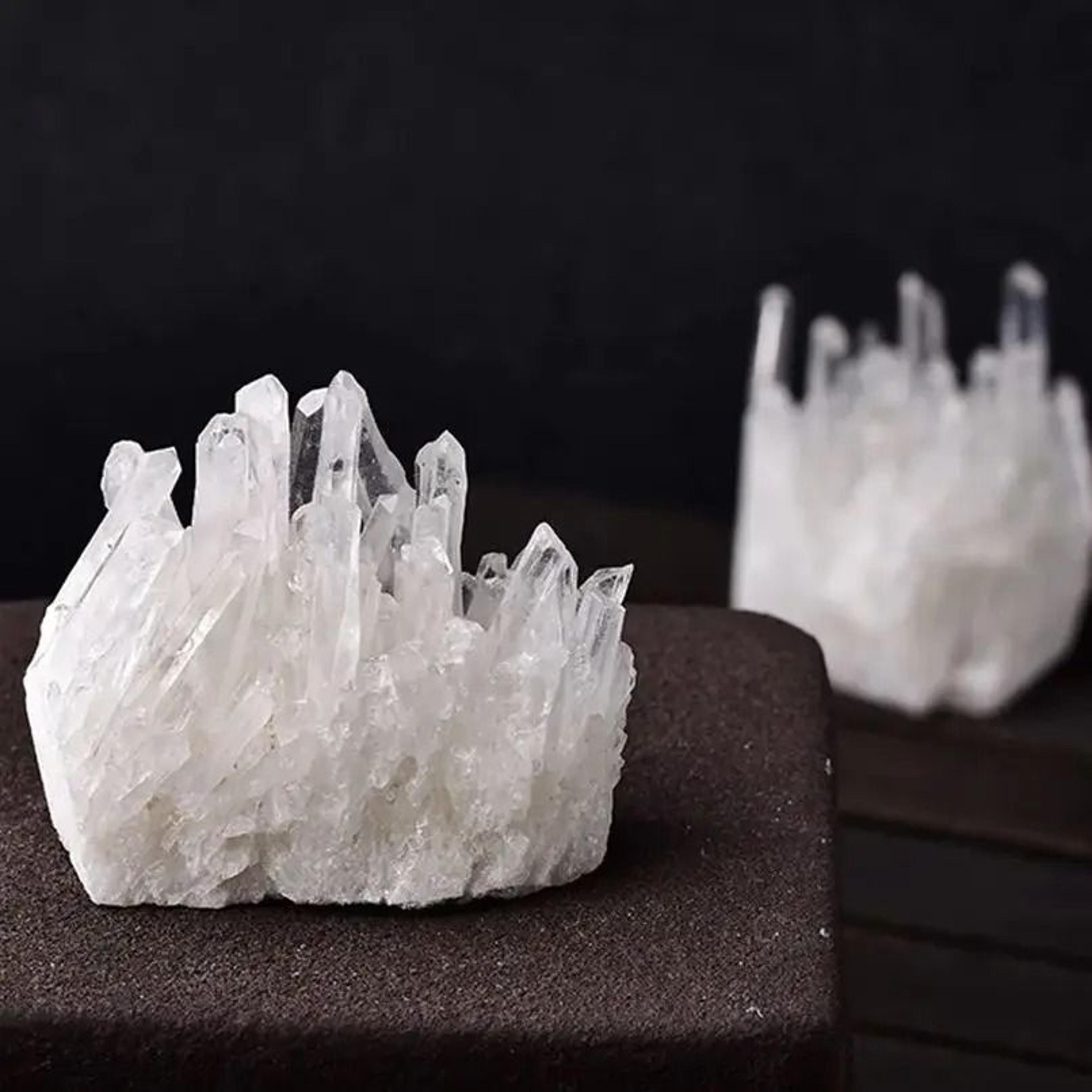 Natural HighPenetration White Crystal Cluster 2