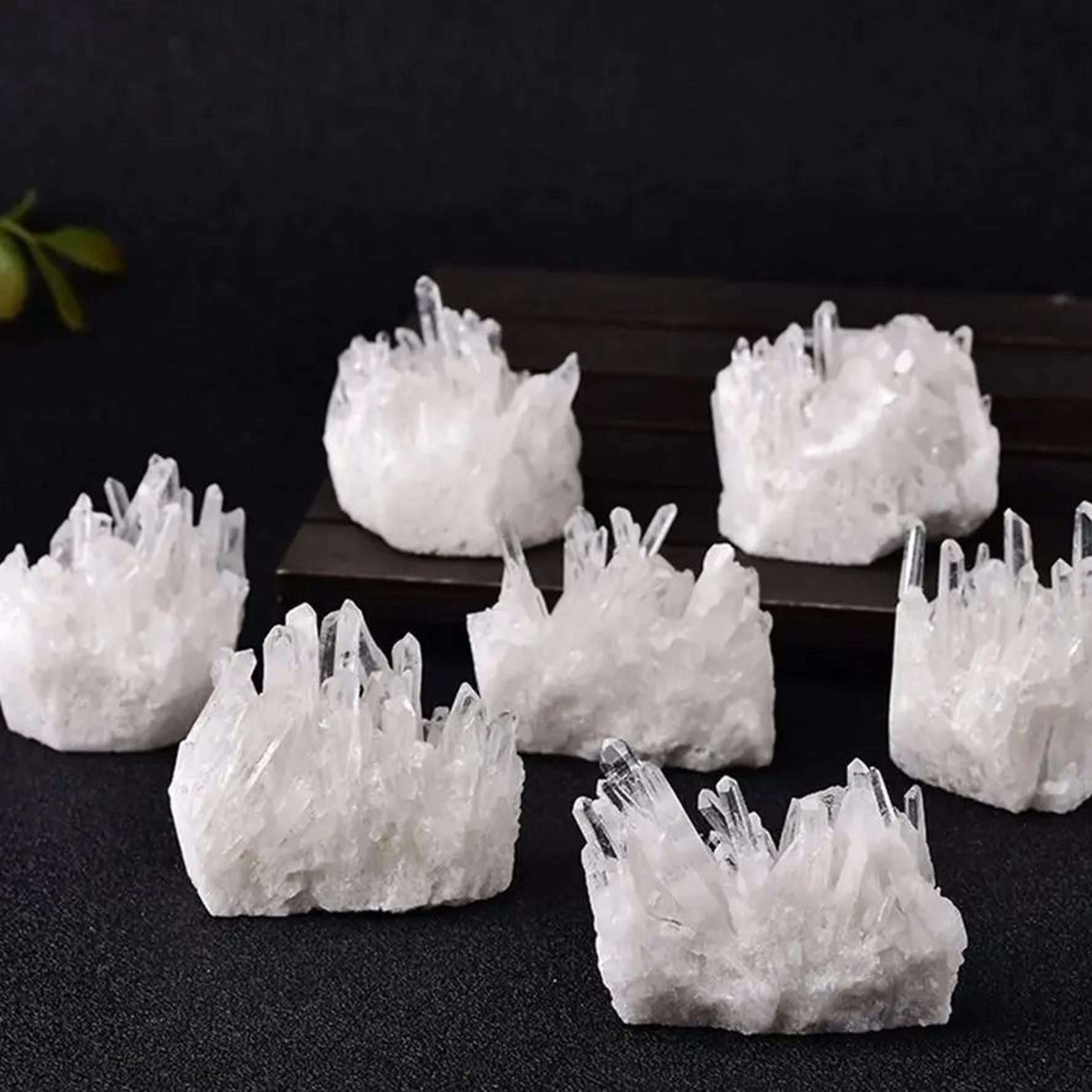 Natural HighPenetration White Crystal Cluster 3