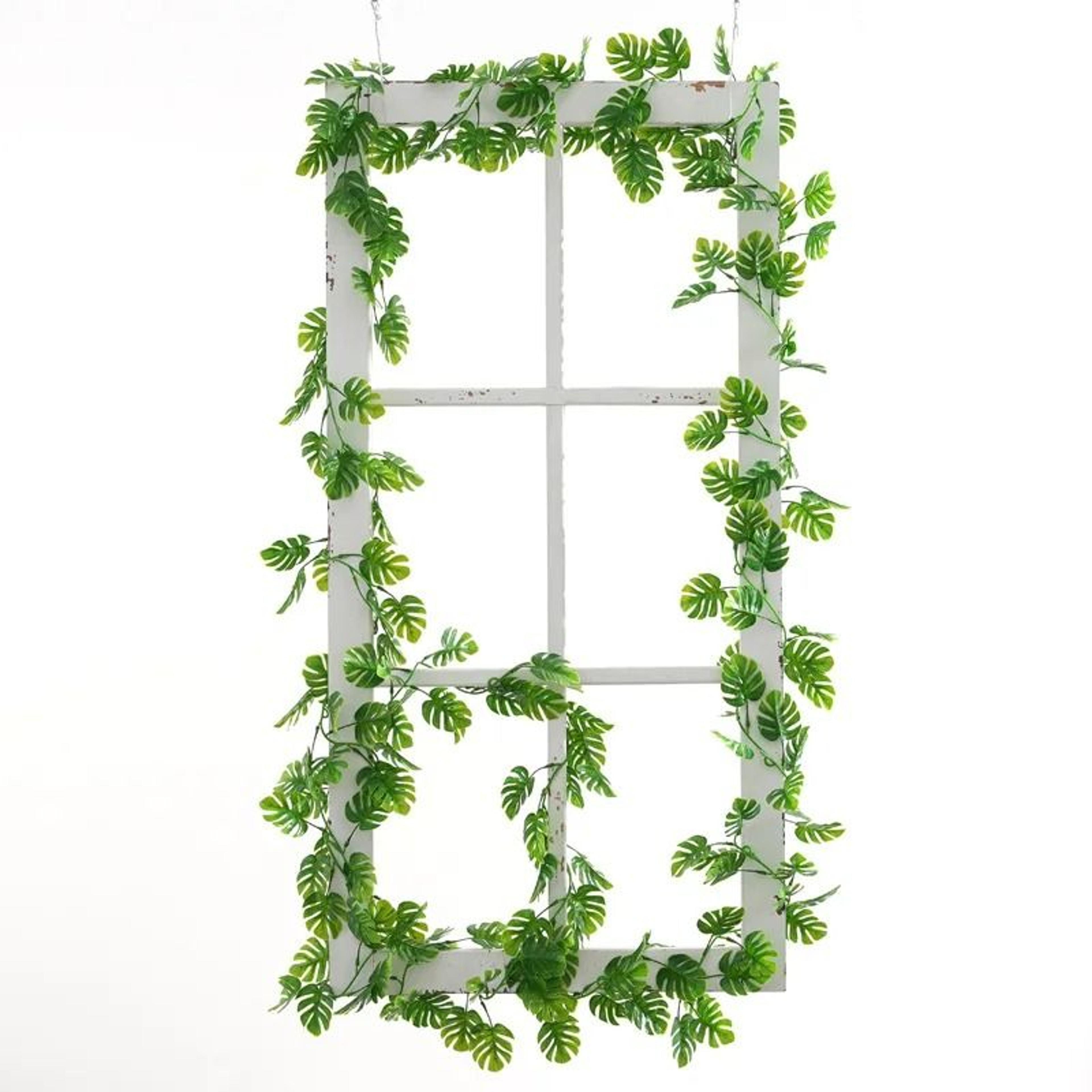 Lush Artificial Hanging Monstera  Tropical Vines 2