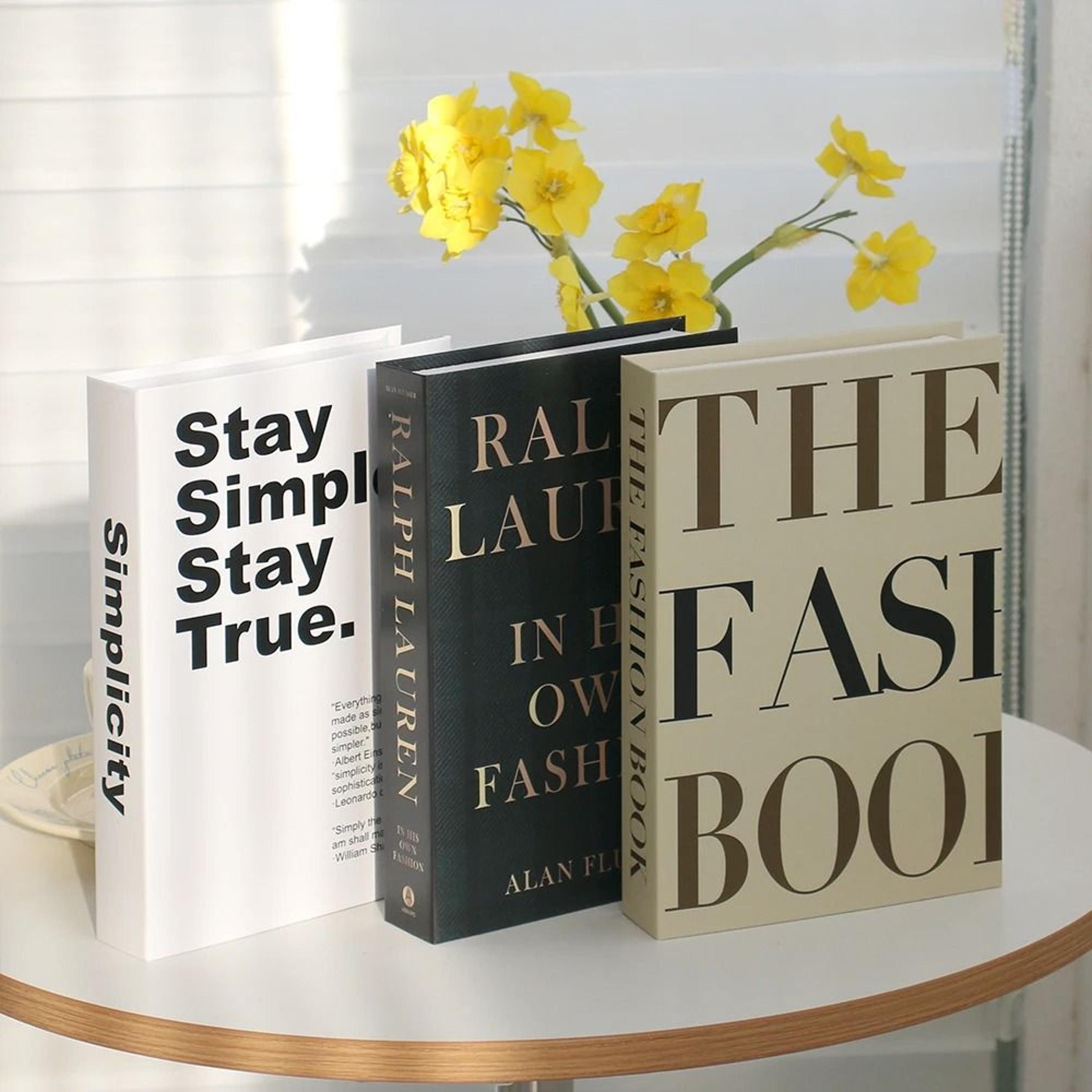 Modern Minimalist Decorative Simulation Book Set 15