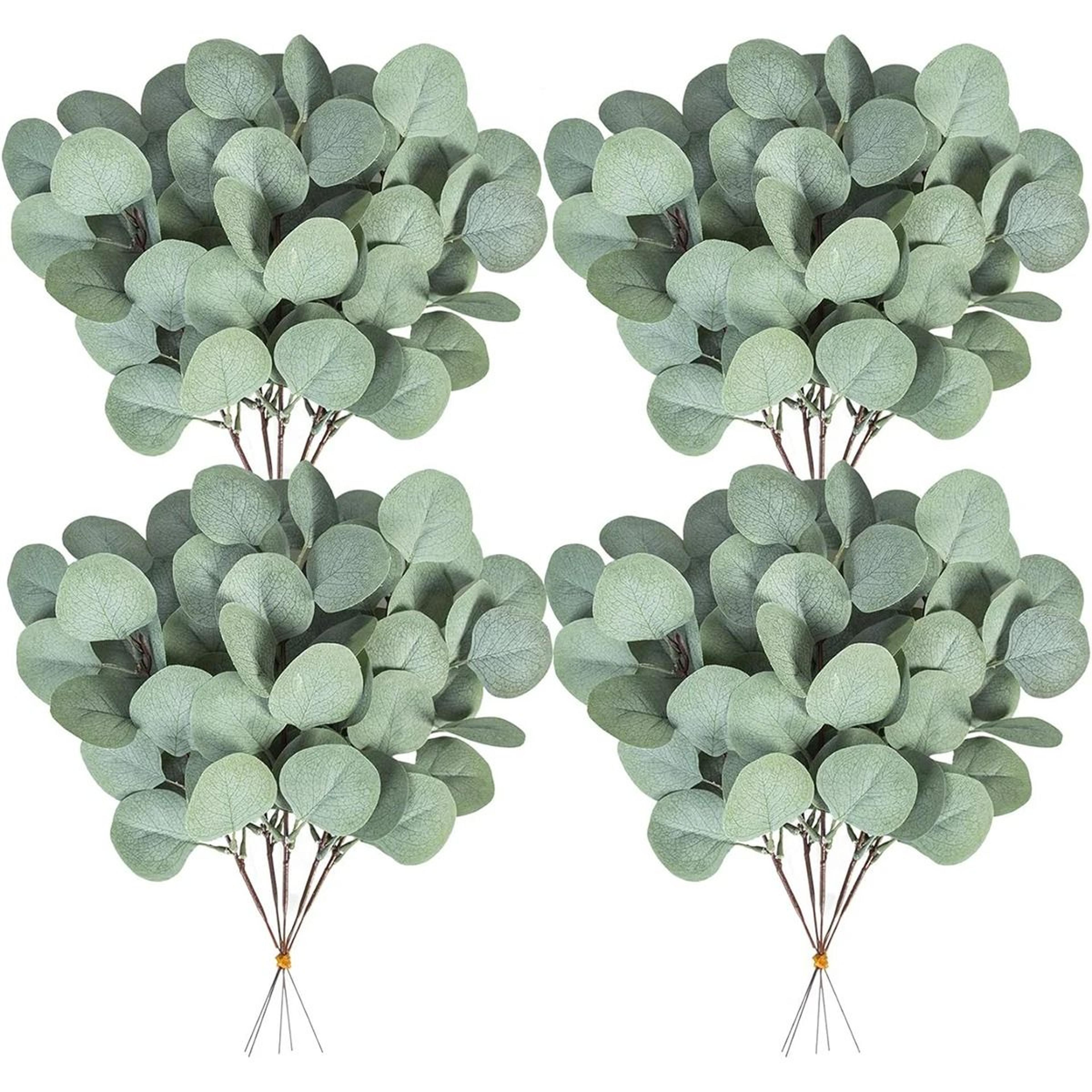 10Piece Premium Silk Eucalyptus Stem Set 0