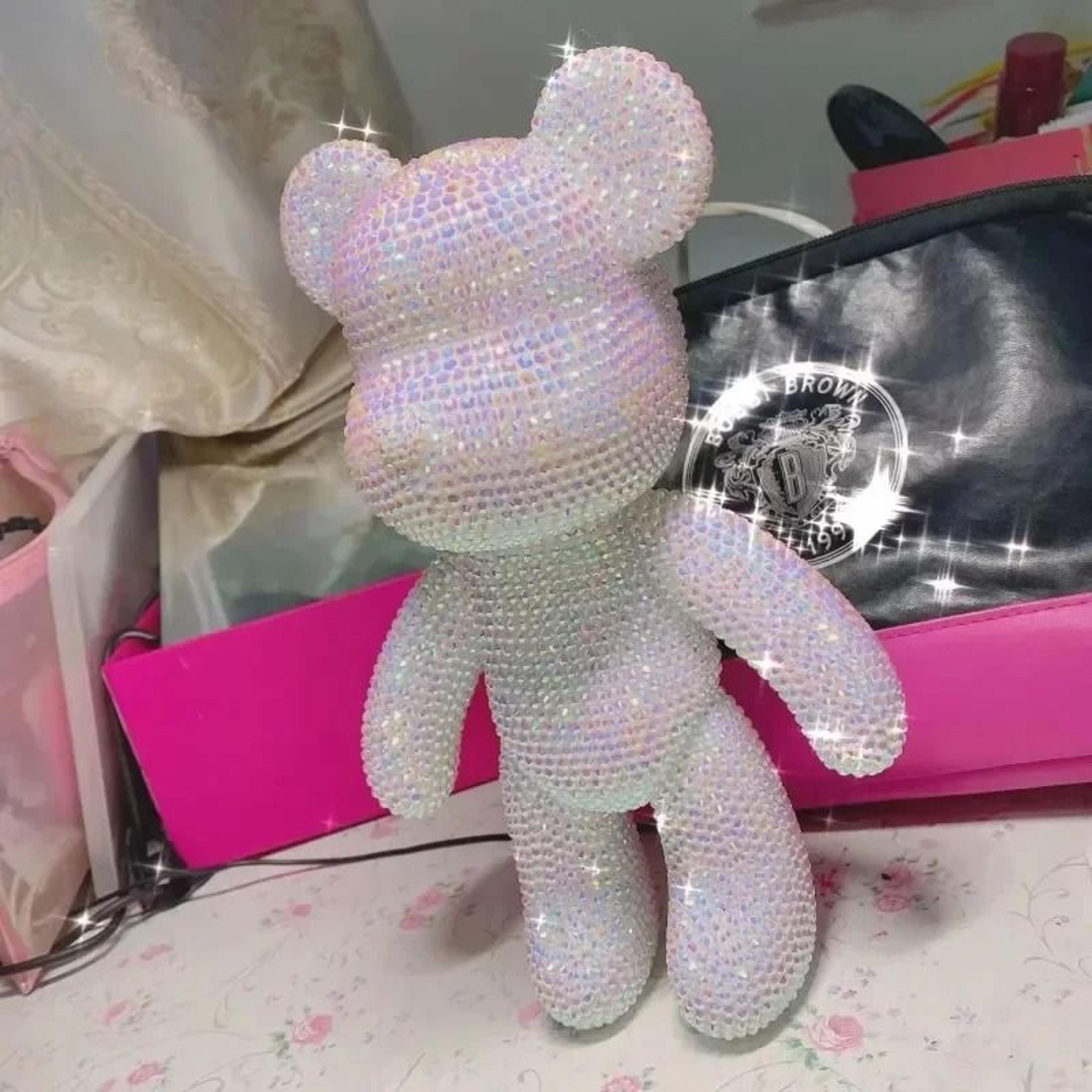 DIY Rhinestone Violent Bear Crystal Figurine 5