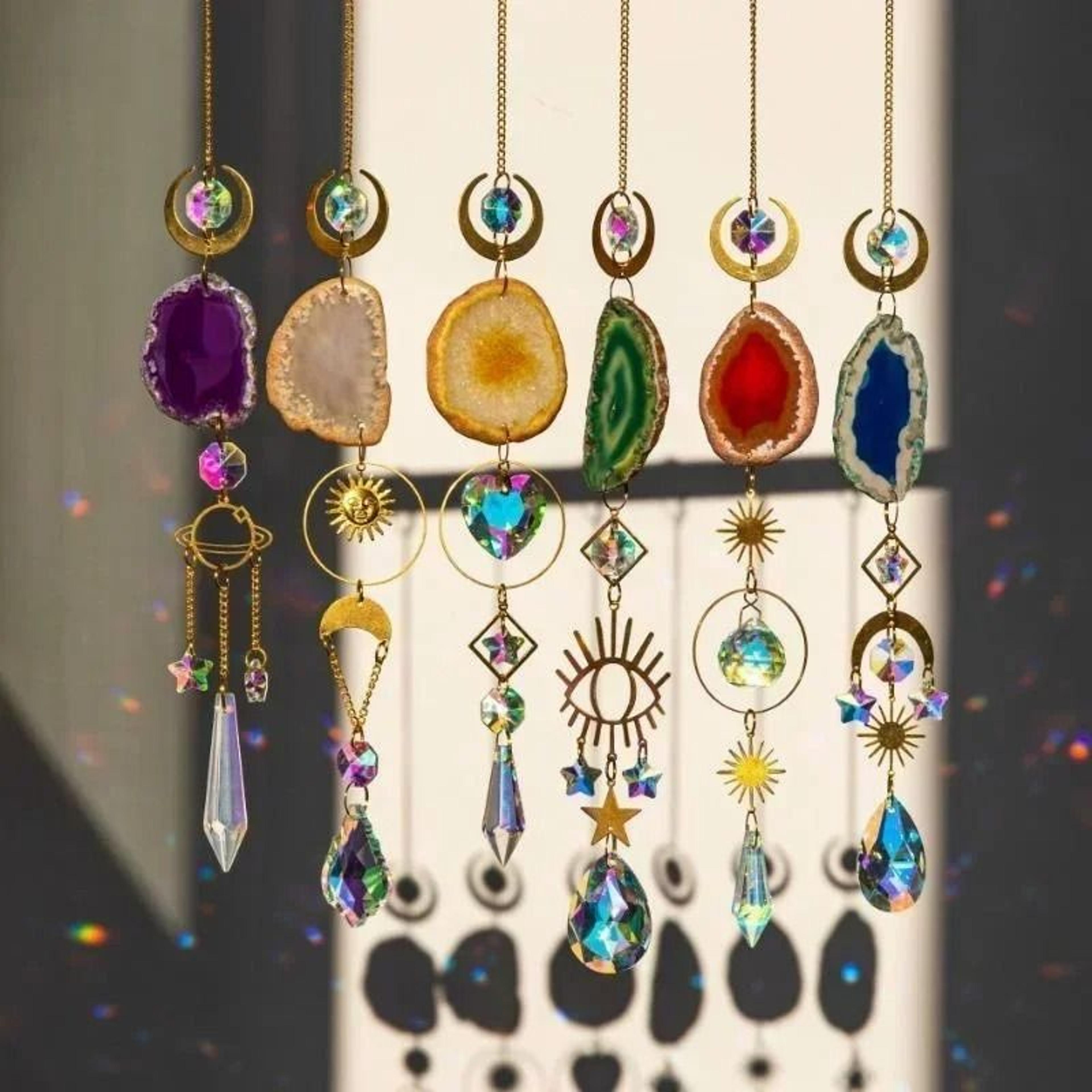 Sun And Moon Crystal Prism Suncatcher 2