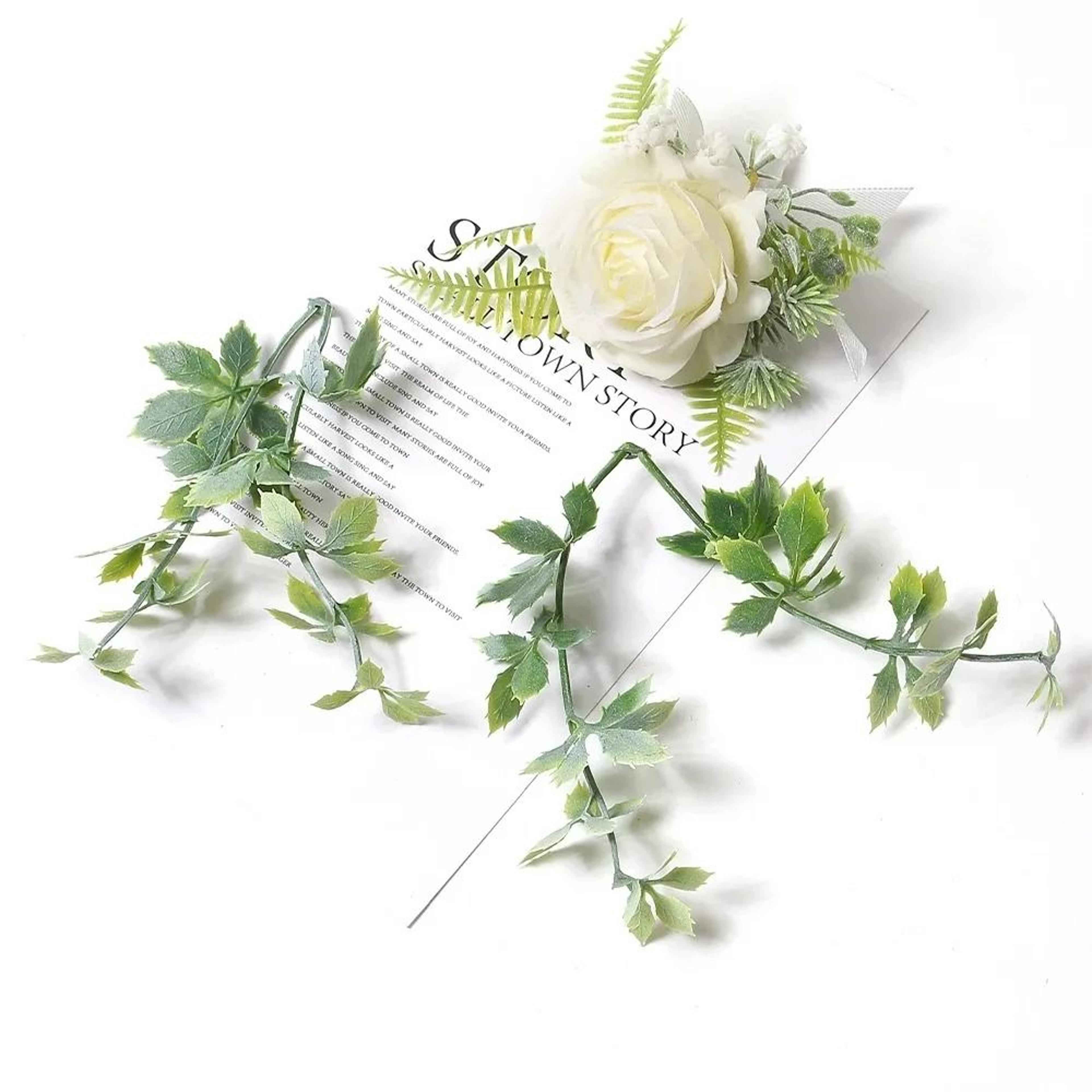 10Piece Miniature Artificial Leaf  Flower Sprigs 7