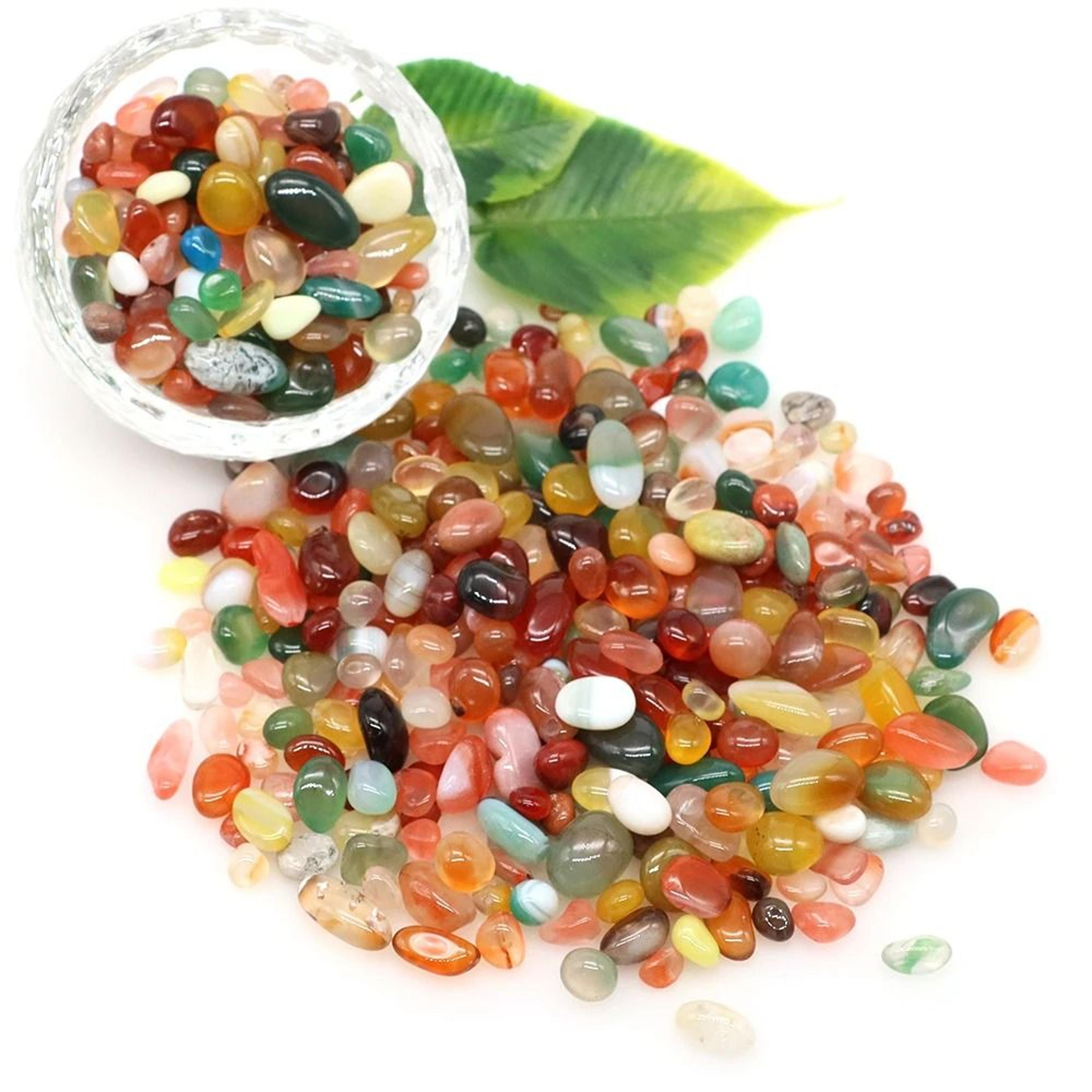 Natural Tumbled Agate  Quartz Crystal Gravel 0