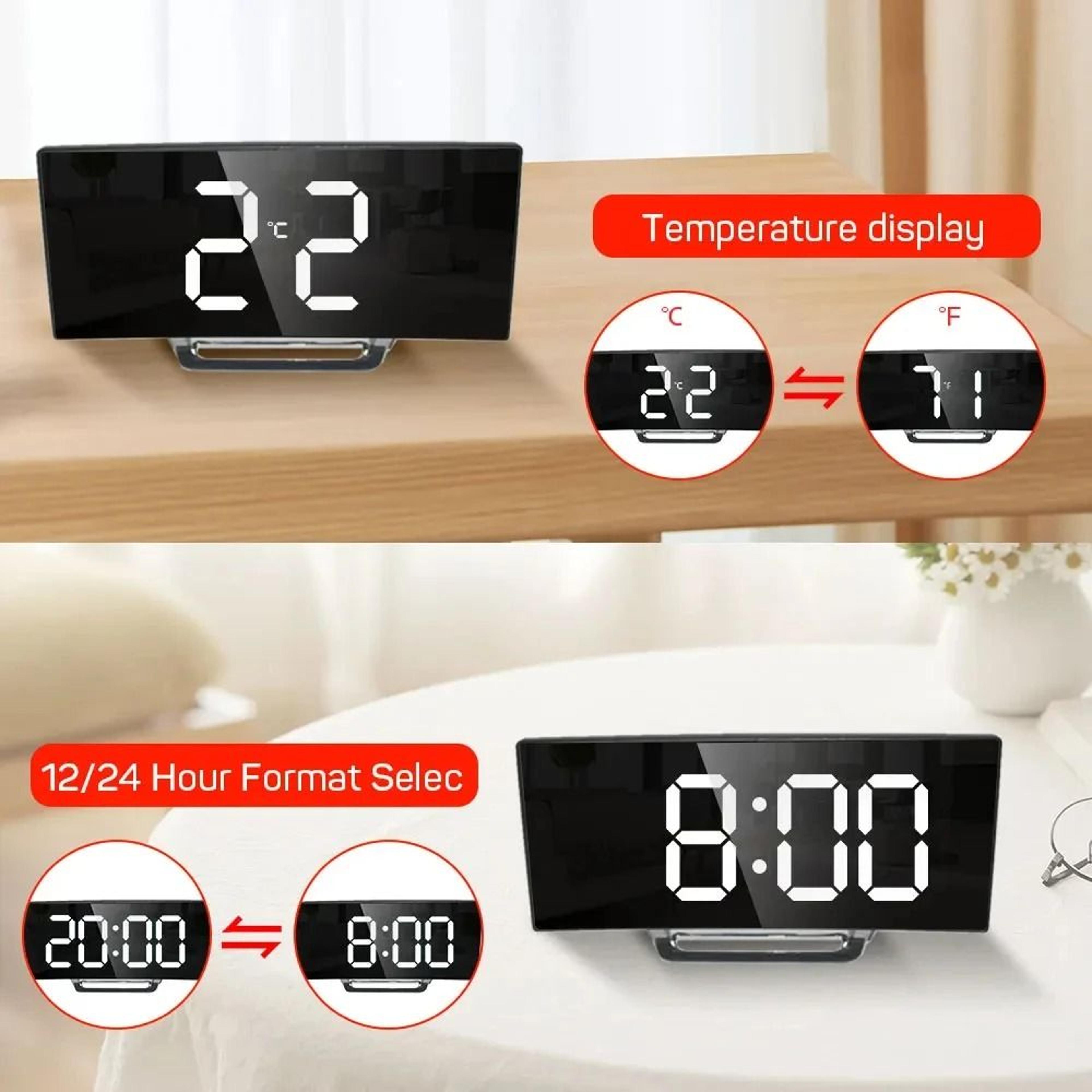 LED Digital Smart Backlight Alarm Clock 3