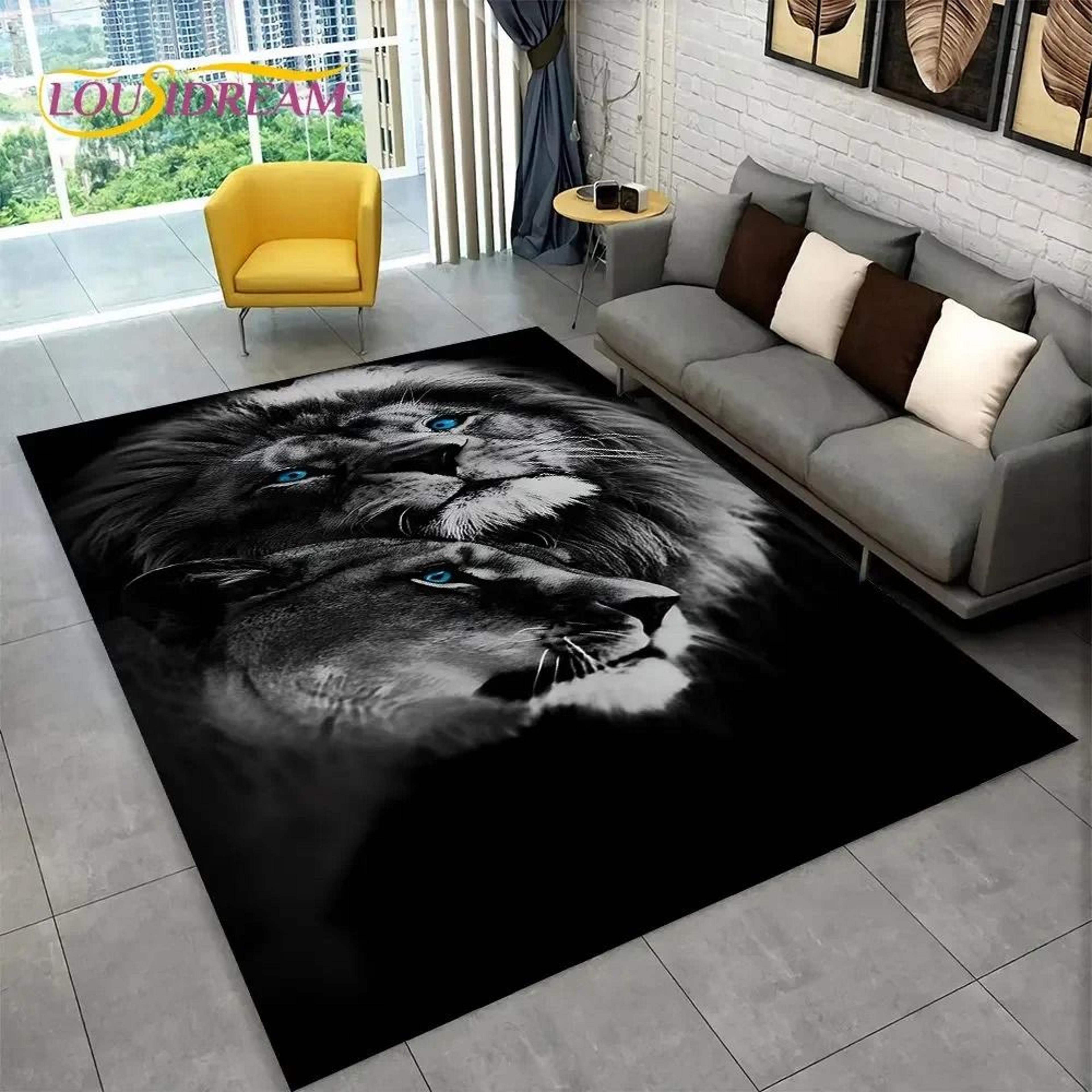 Wild Predator 3D Area Rug  HighDefinition Apex Predator Sculpture 18