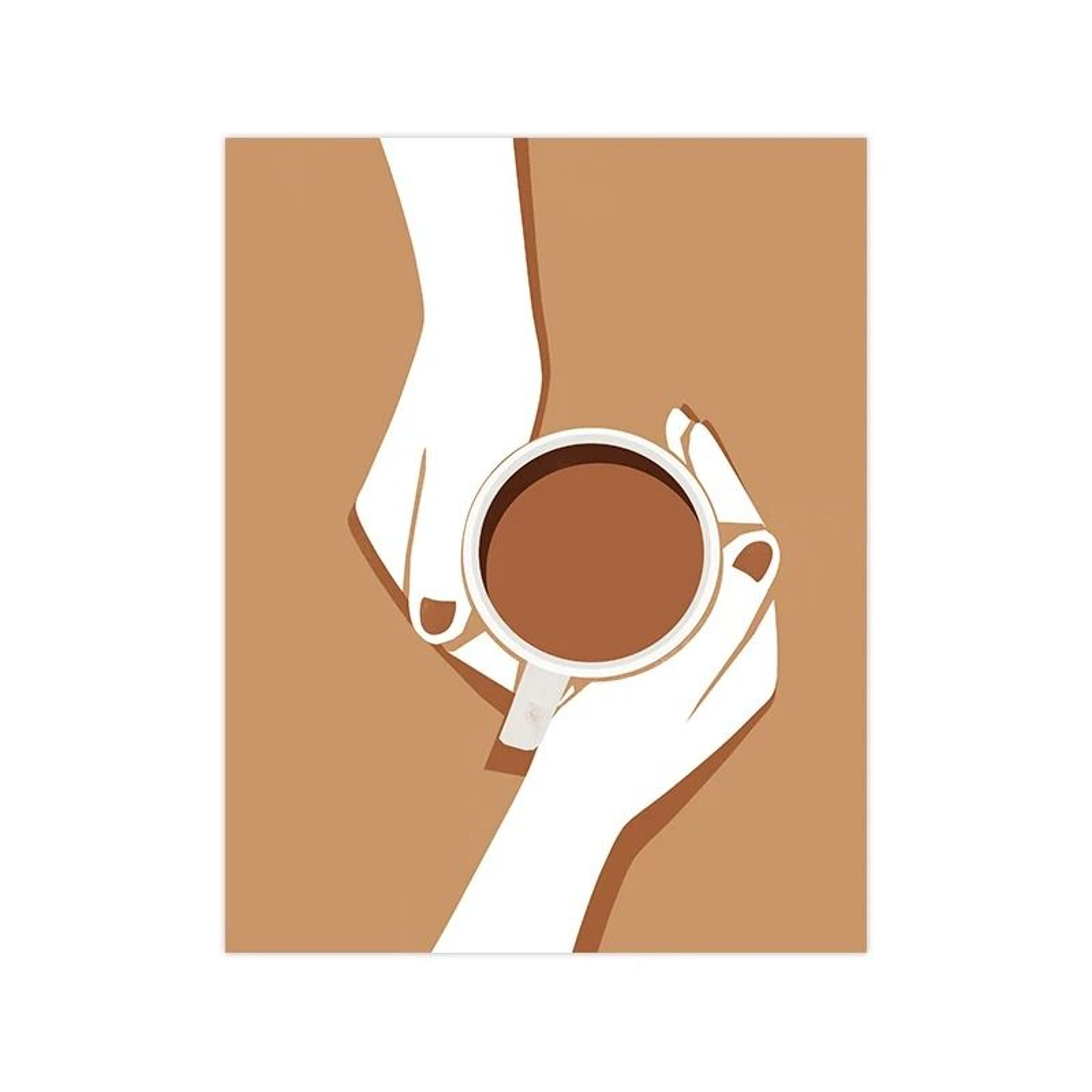 Coffee Guide Poster  Modern Cafe Shop Menu Prints  Nordic Coffee Culture Canvas Painting For Kitche 15