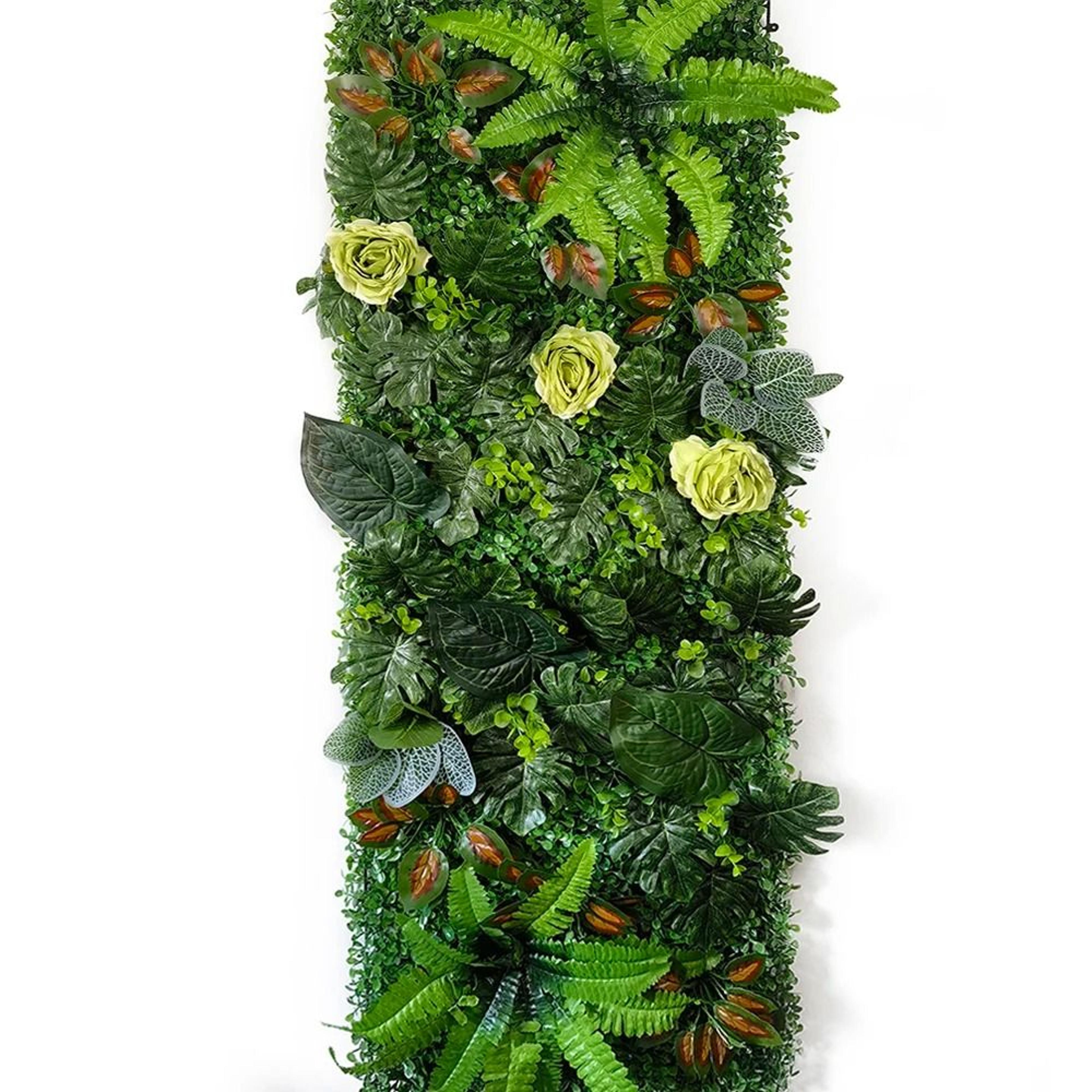 Artificial Boxwood Hedge Panel  16x47 In Realistic Grass Wall Backdrop  Faux Greenery For Home Offi 15