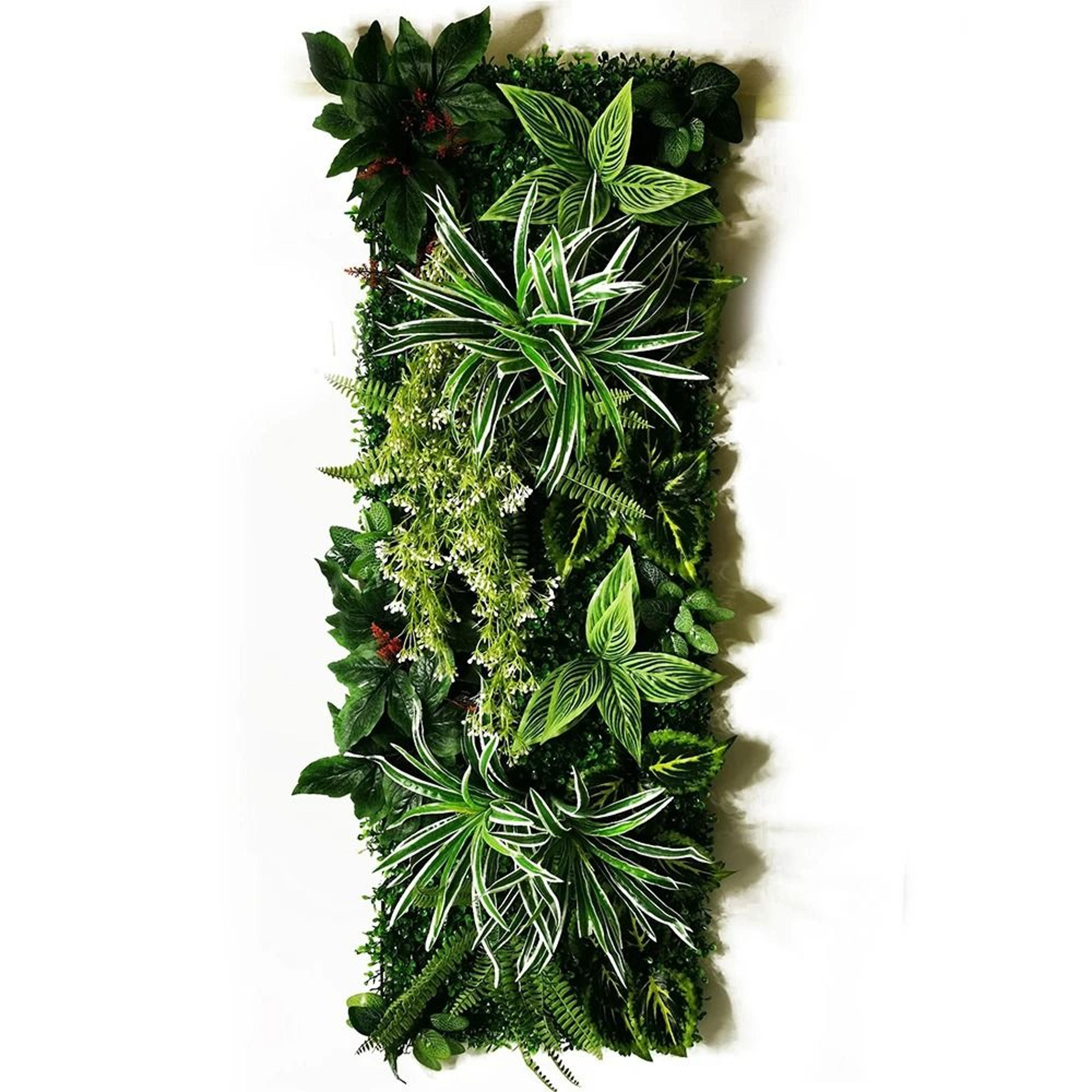 Artificial Boxwood Hedge Panel  16x47 In Realistic Grass Wall Backdrop  Faux Greenery For Home Offi 6