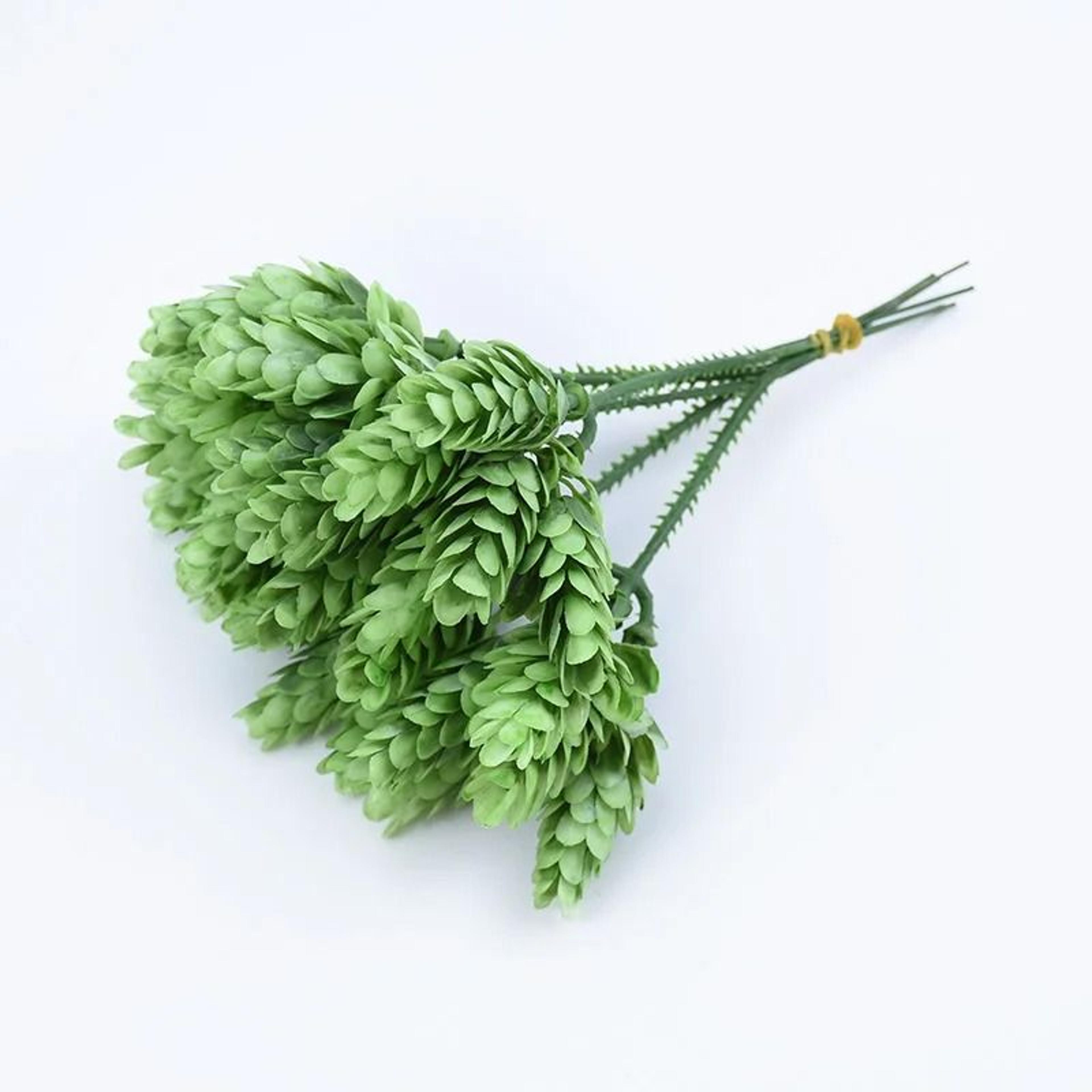 Artificial Pineapple Grass 30Head Set  Faux Succulent Needlework Accents For Wedding Home  Festive  8