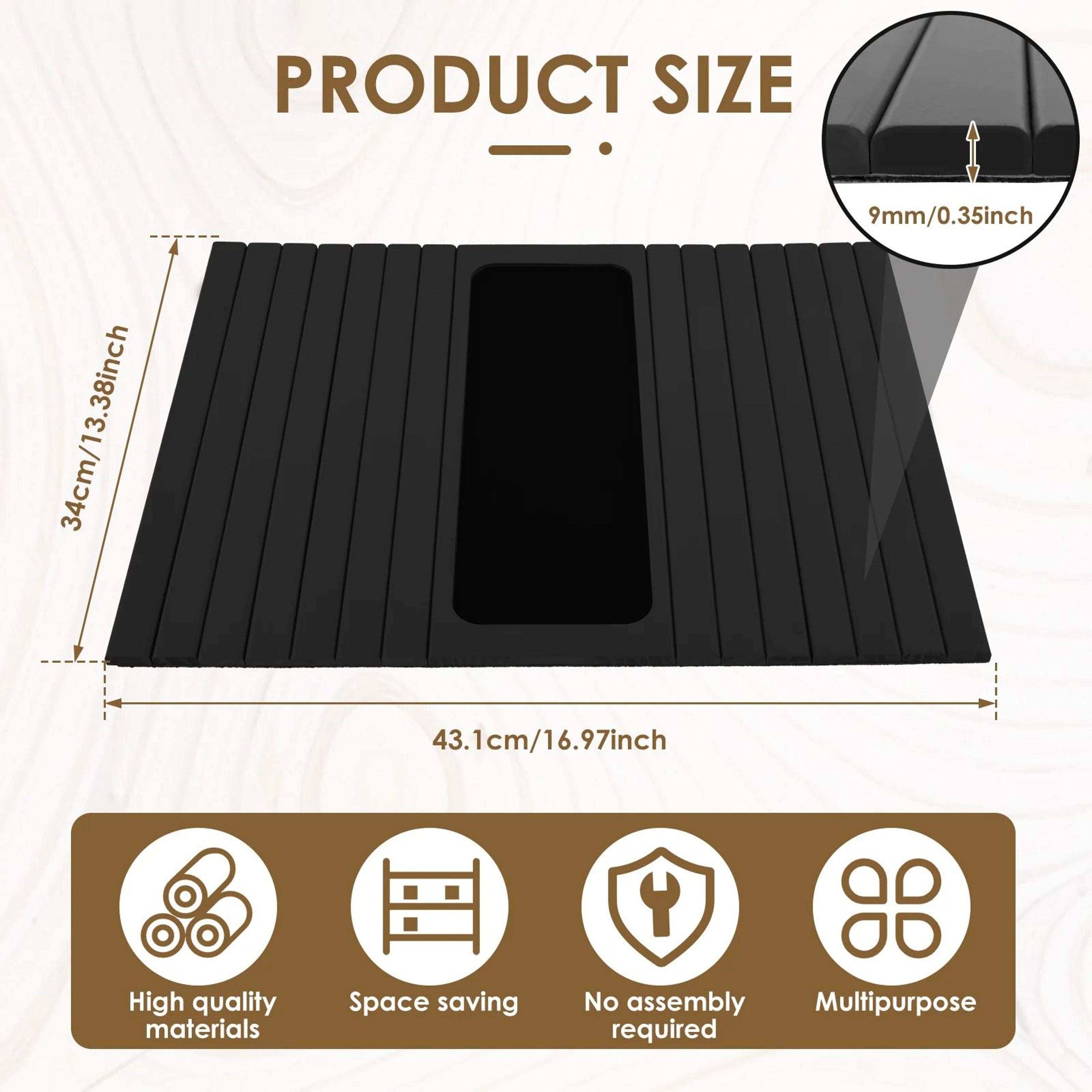 Folding Wood Sofa Arm Tray  Sturdy And Robust Sofa Armrest Table  Convenient Home Storage  Snack Tr 6