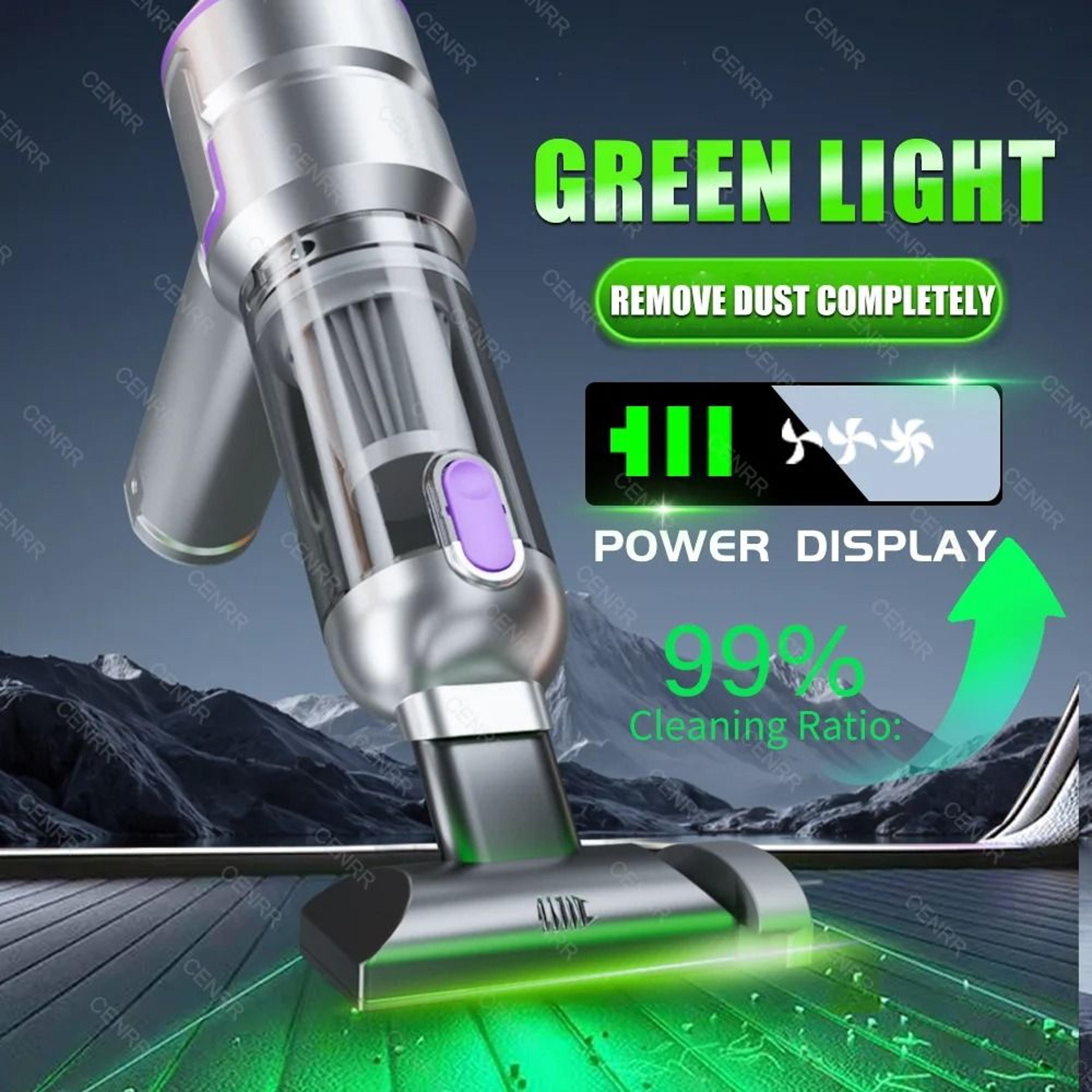 High Power Mini Wireless Car Vacuum  998000PA Strong Suction Handheld Cleaner  Cordless Home Auto B 6