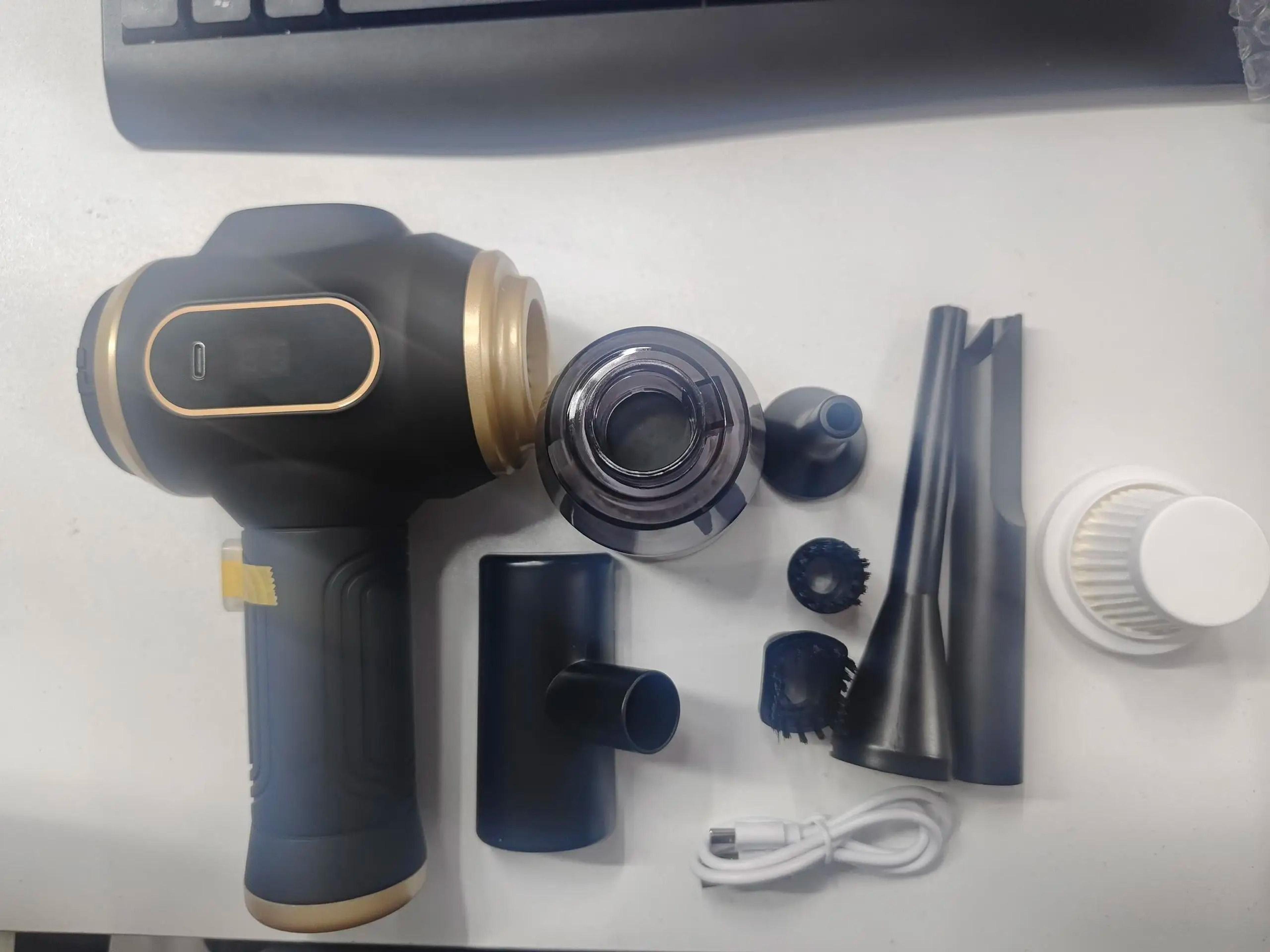 Powerful 2in1 Air Duster  Vacuum  Handheld Cordless Cleaner With Digital Display  Pro Tool For Home 3