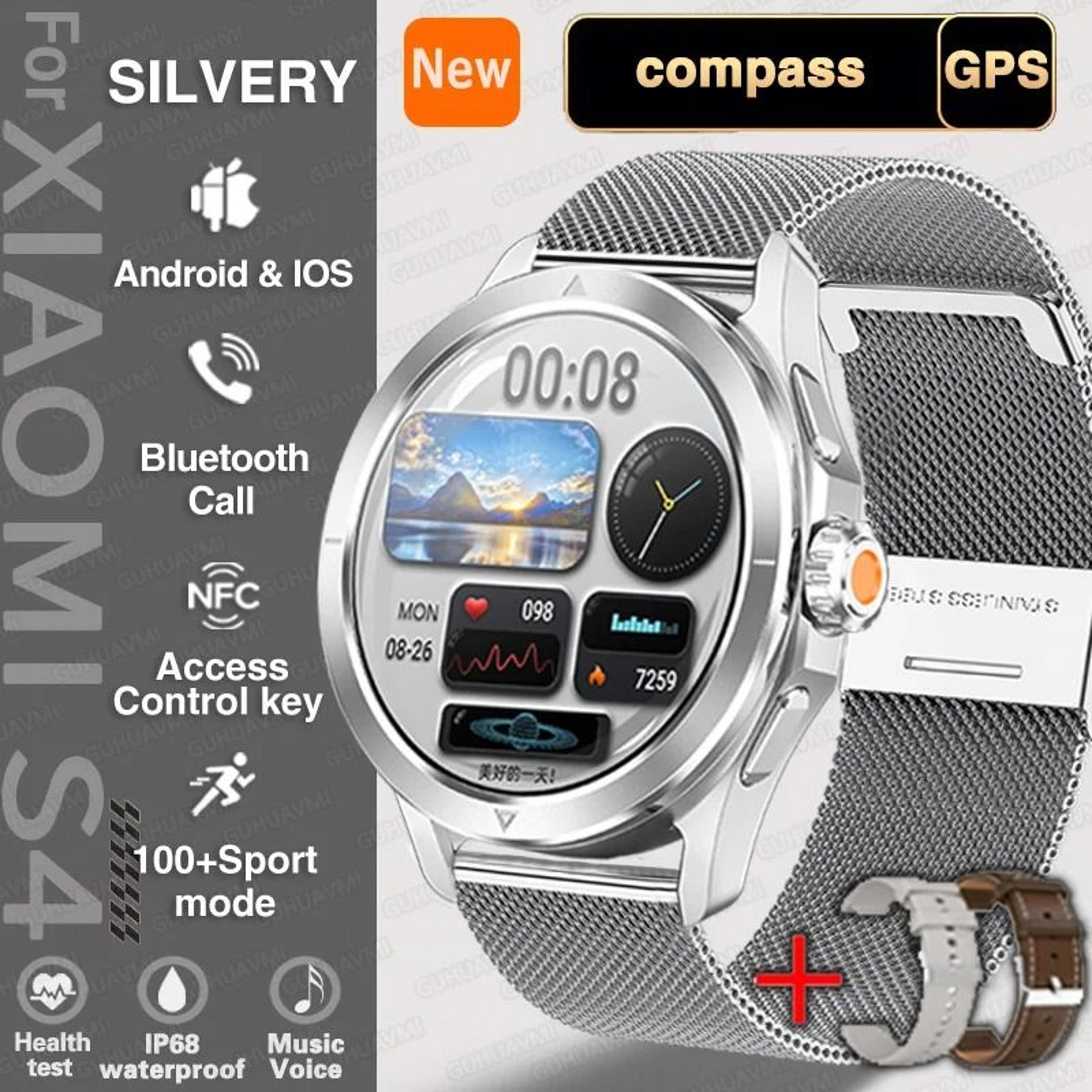 S4 Ultra Smart Watch  AMOLED GPS Compass NFC  Bluetooth Call  Mens Rugged Outdoor Sport SmartWatch 11
