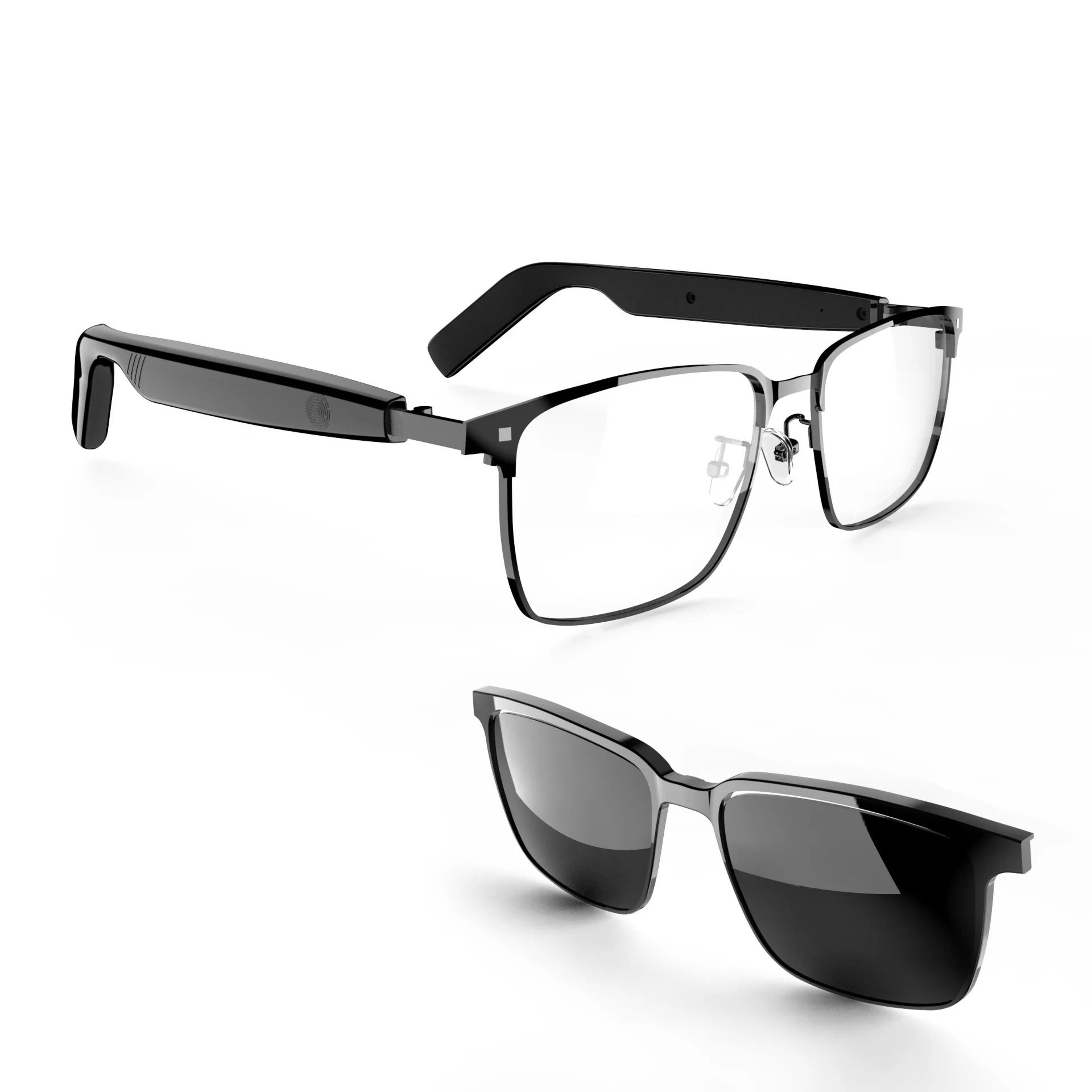 2in1 Smart Audio Glasses  Bluetooth 54  9D Surround Sound  Lightweight Magnetic Sunglasses 7