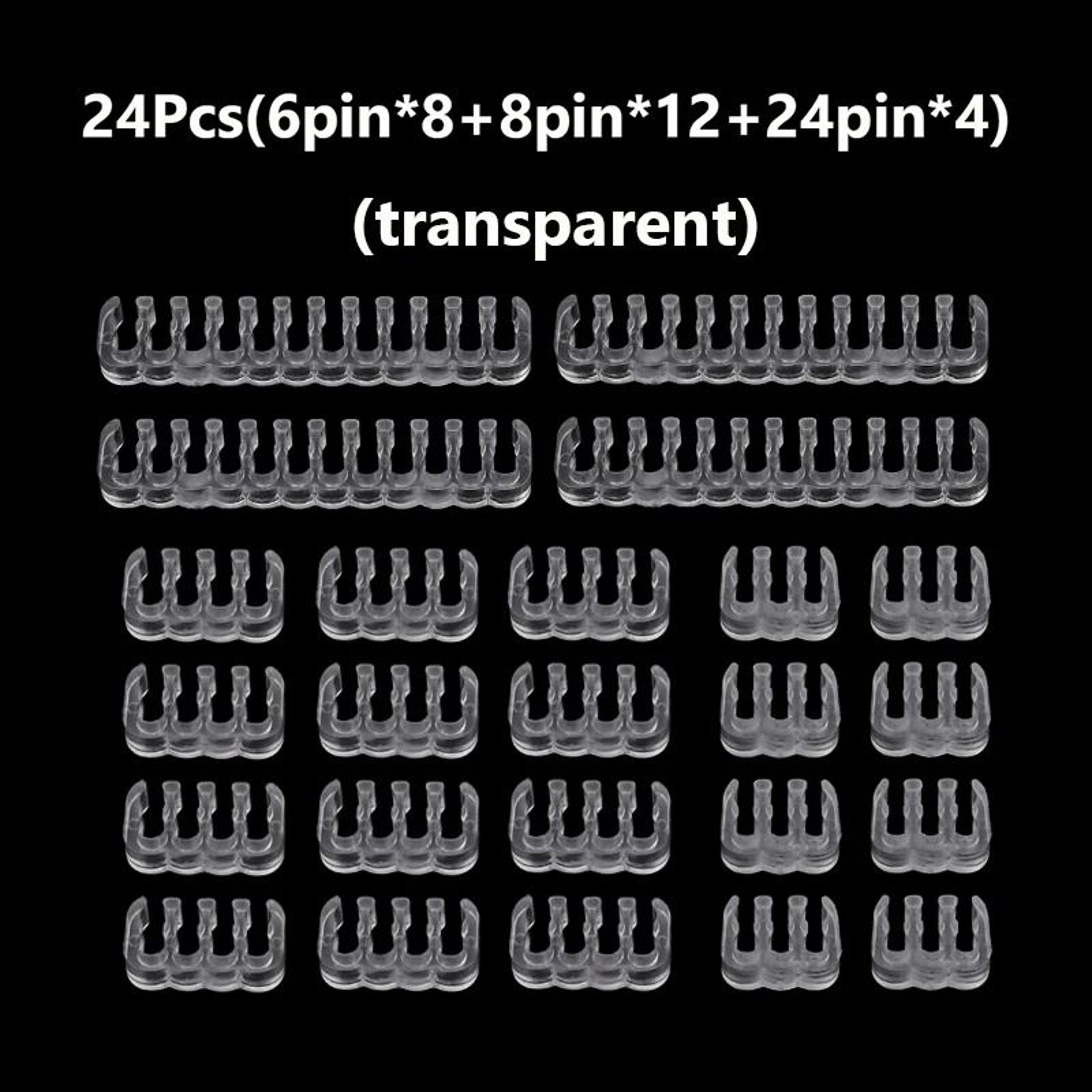 24Piece PC Cable Comb Set  Premium Wire Management Clamps  Motherboard  GPU Power Cable Organizer 9