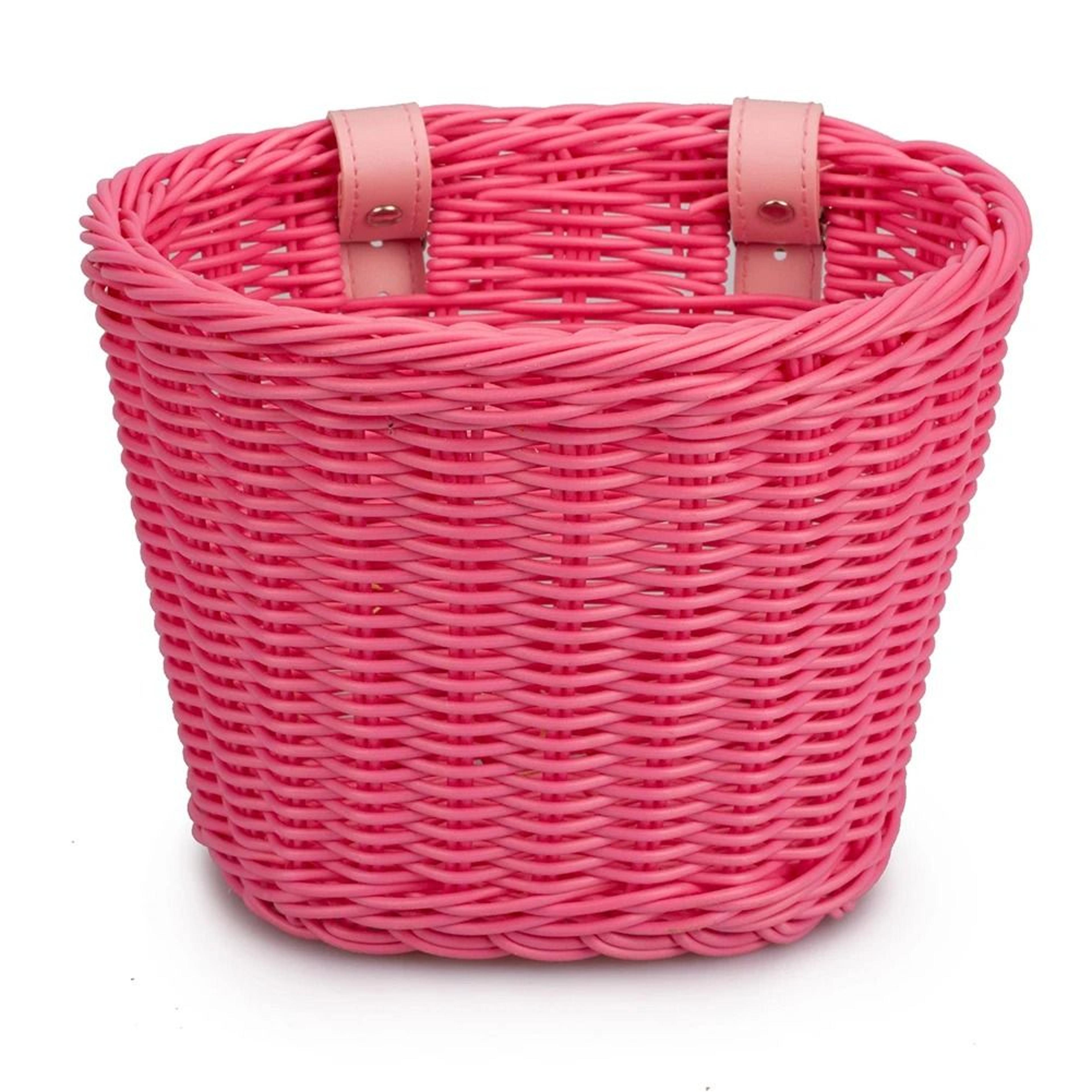 Adjustable Woven Bicycle Front Basket  HandCrafted Handlebar Cargo Hub  MultiFunctional Bike Storag 6