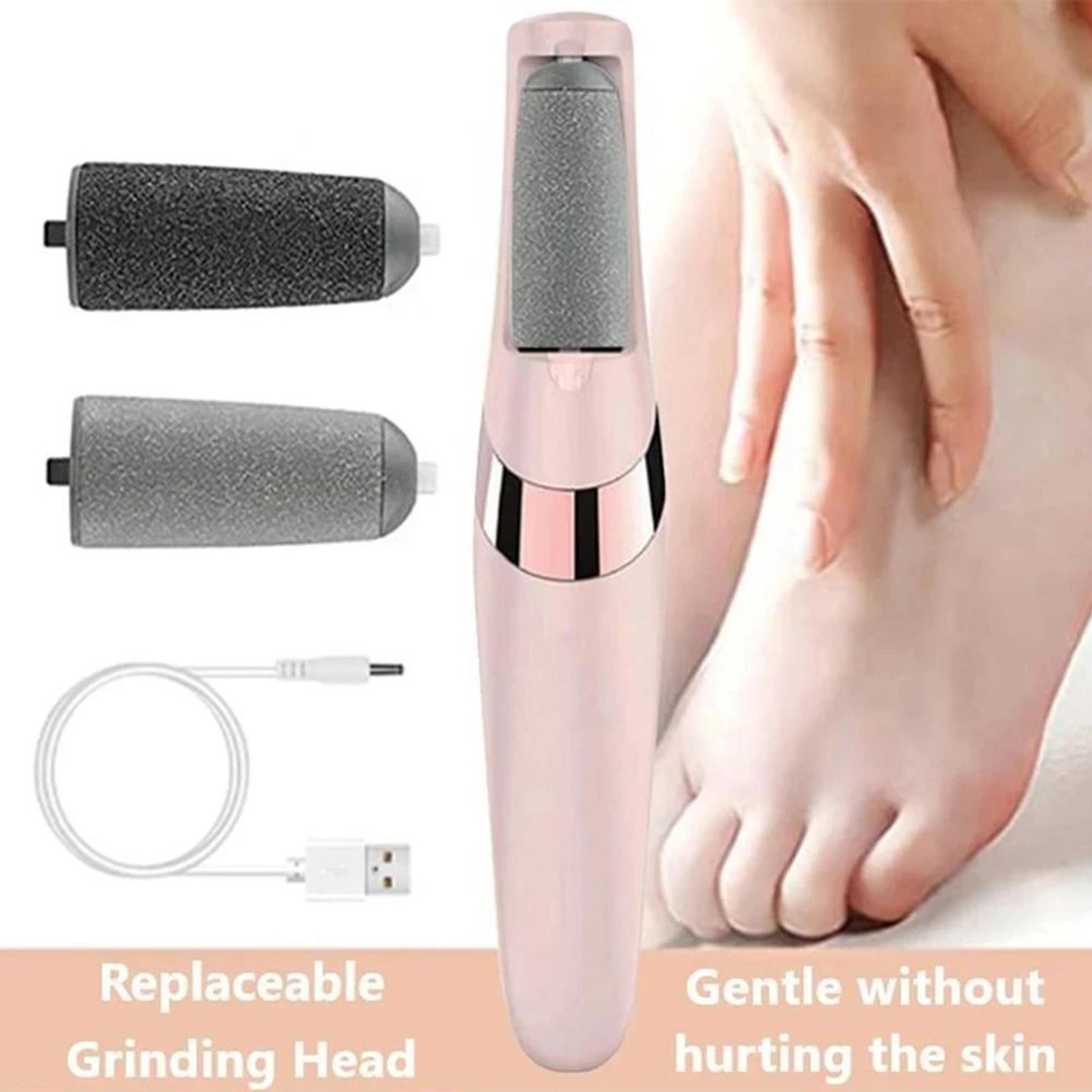 Electric Foot Callus Remover  Rechargeable Pedicure Scrubber  Professional Exfoliator For Smooth  H 3