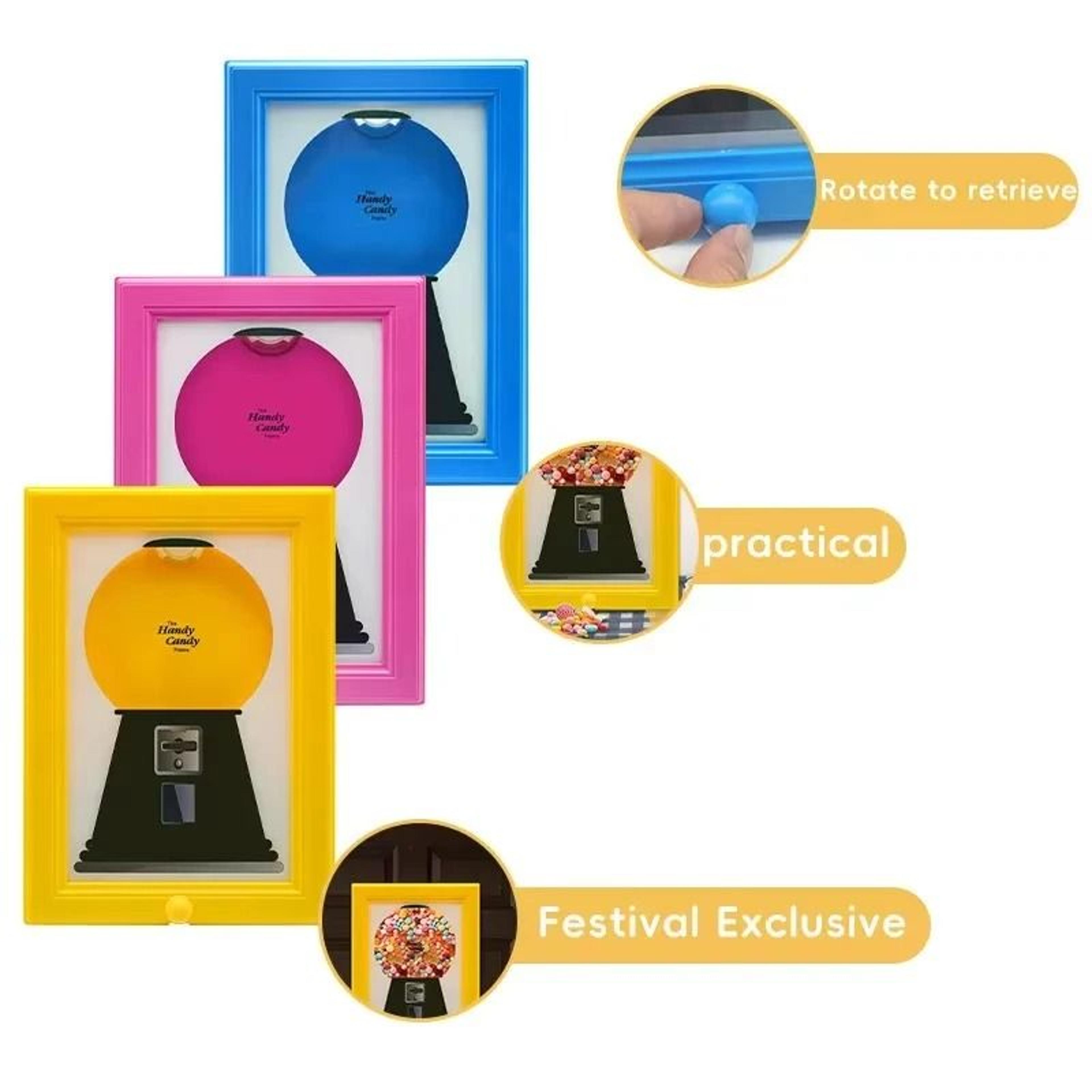 Creative Candy Dispenser Frame  Personalized Storage Rack  Photo Frame Decor  Unique Home Furnishin 3