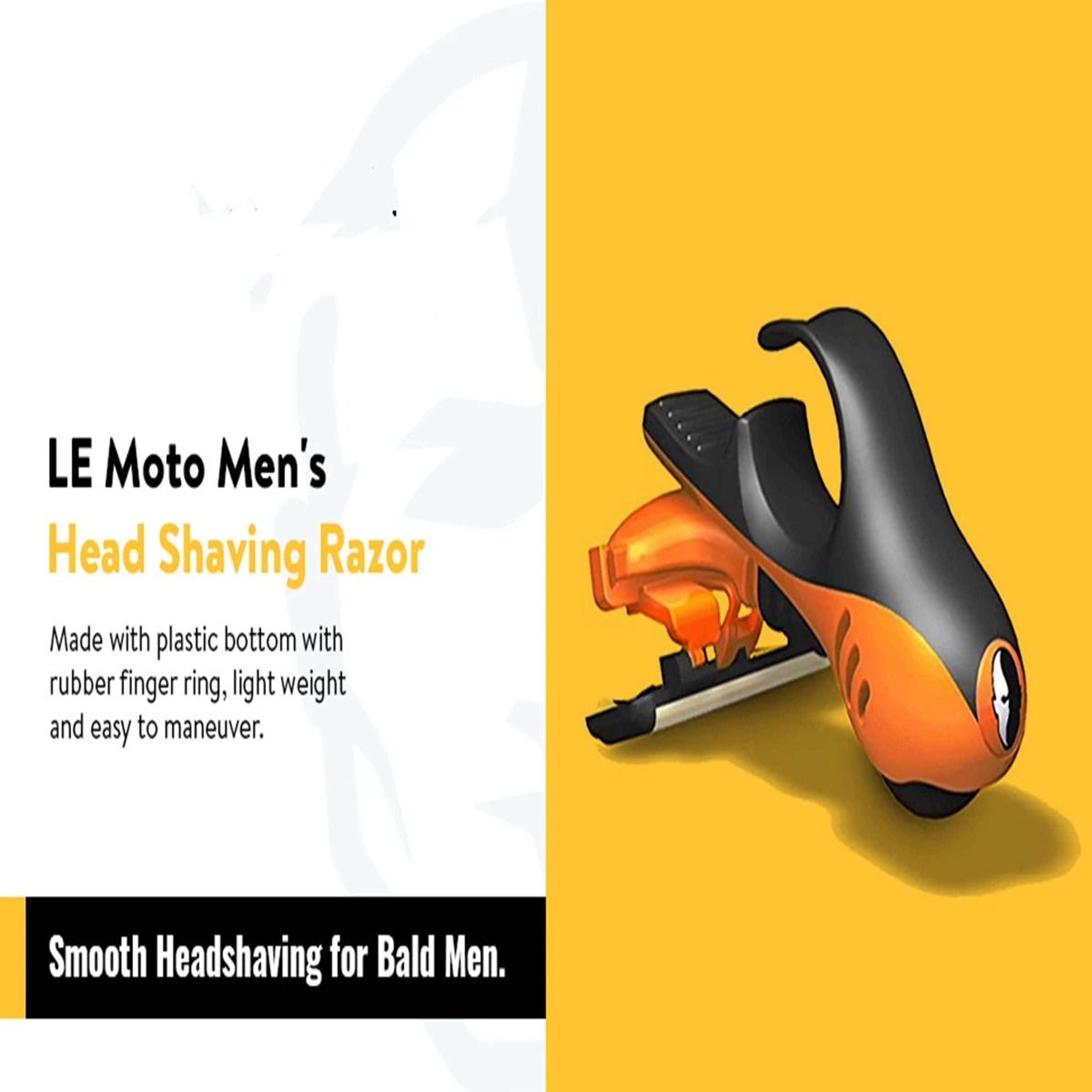 Dual Active Suspension Head  Skull Razor  Revolutionary Ergonomic Scalp Groomer  HighPrecision Mens 4