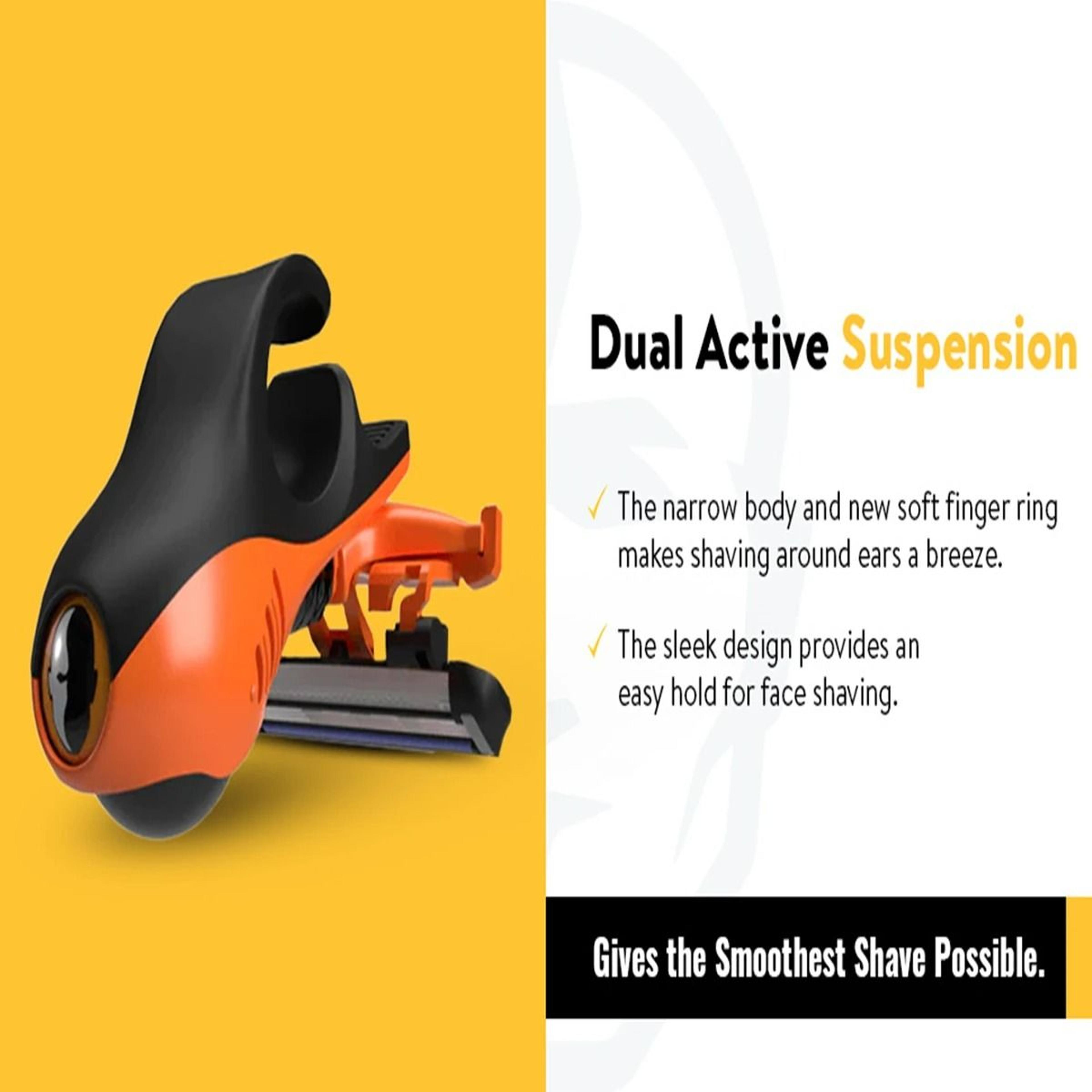 Dual Active Suspension Head  Skull Razor  Revolutionary Ergonomic Scalp Groomer  HighPrecision Mens 5