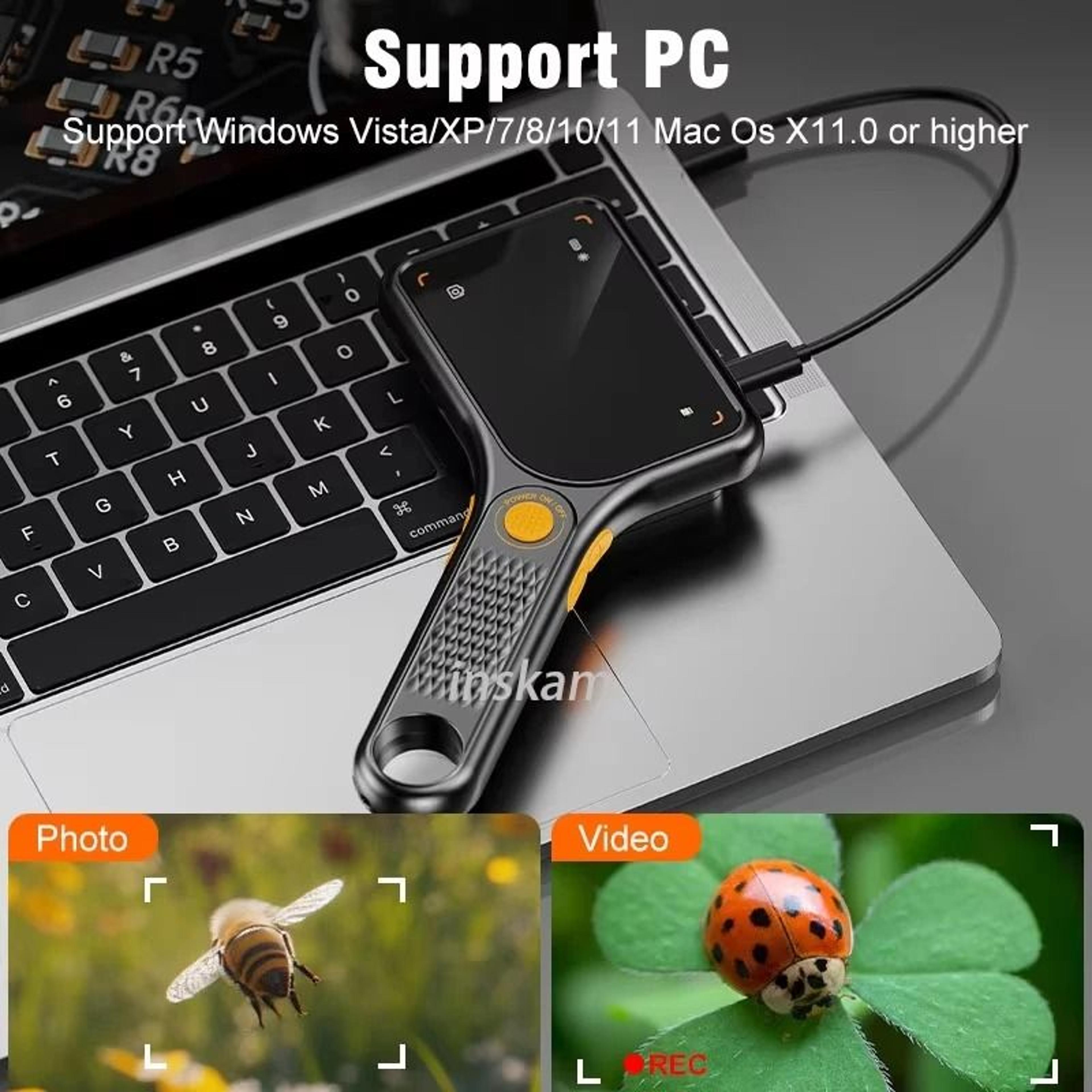 Digital Handheld Microscope With 30 In IPS Screen  2MP Autofocus Coin  Video Magnifier  HighPrecisi 5