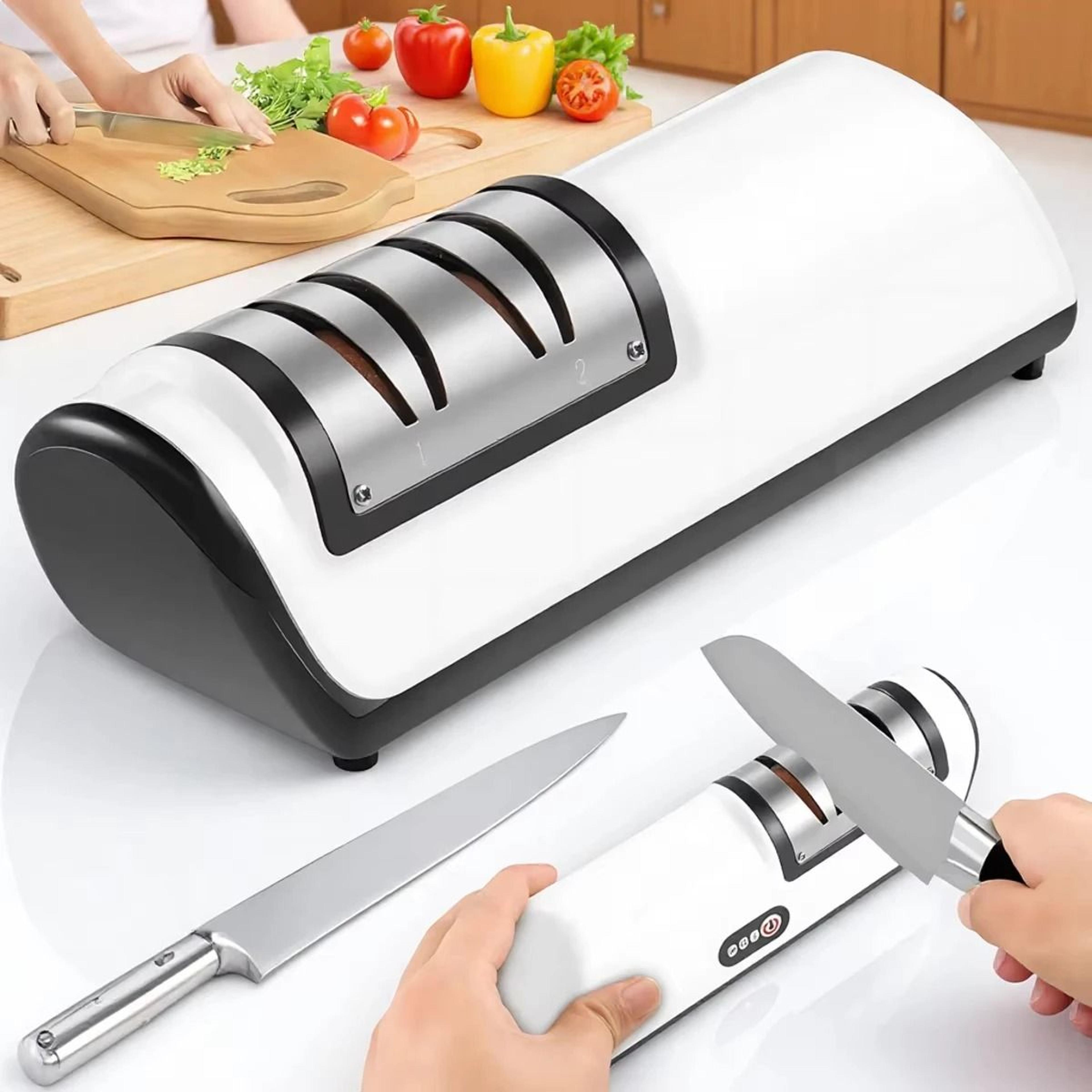 Electric Knife Sharpener  Polisher  Professional USB Rechargeable Honing Tool HighPrecision Kitchen 1