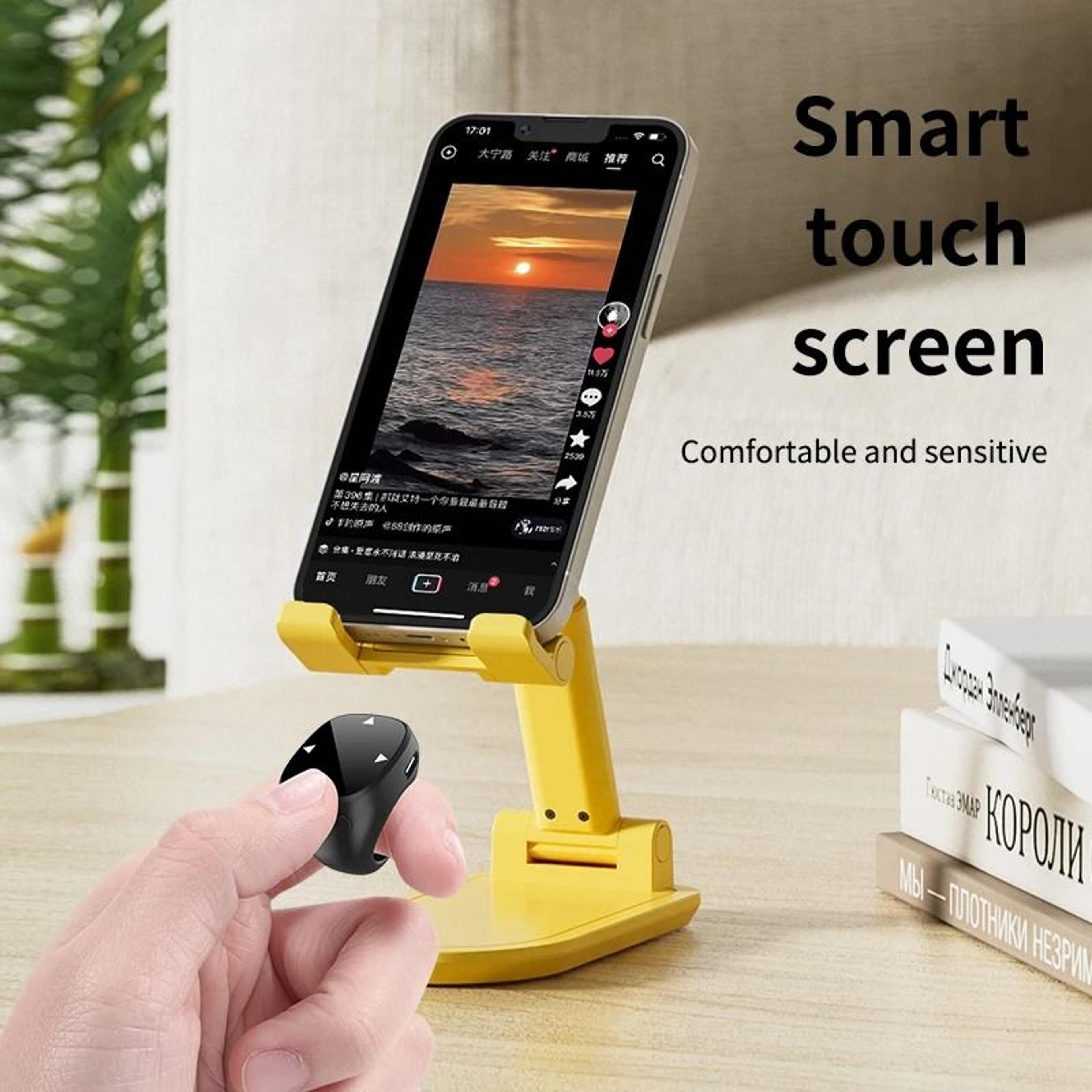 JX13 Smart Fingertip Remote Ring  Bluetooth Wireless Controller  HighYield Mobile Media  Page Turne 5