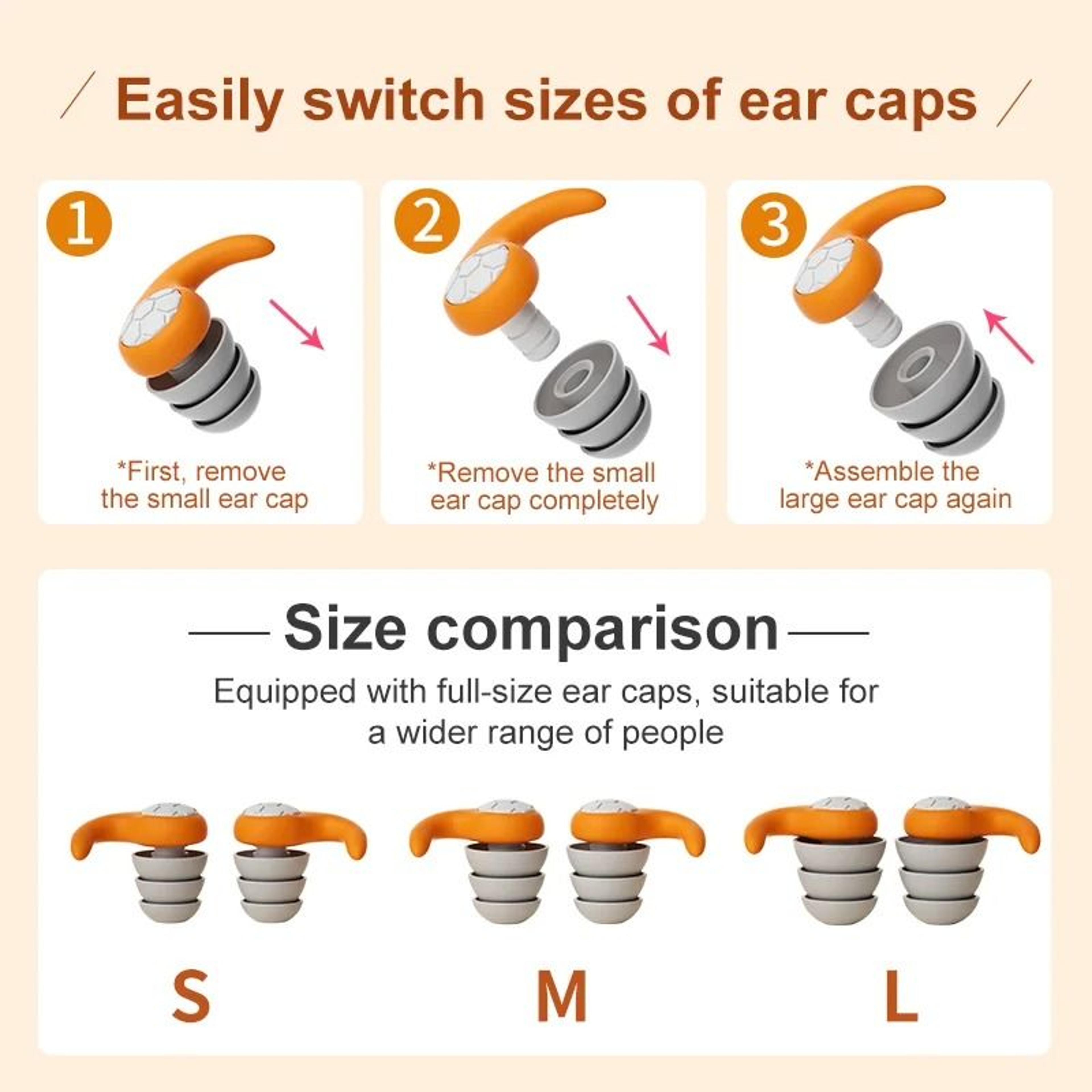 Noise Reduction Ear Plugs Set  Waterproof Silicone Protection  HighYield Sleep  Swimming Interactio 5
