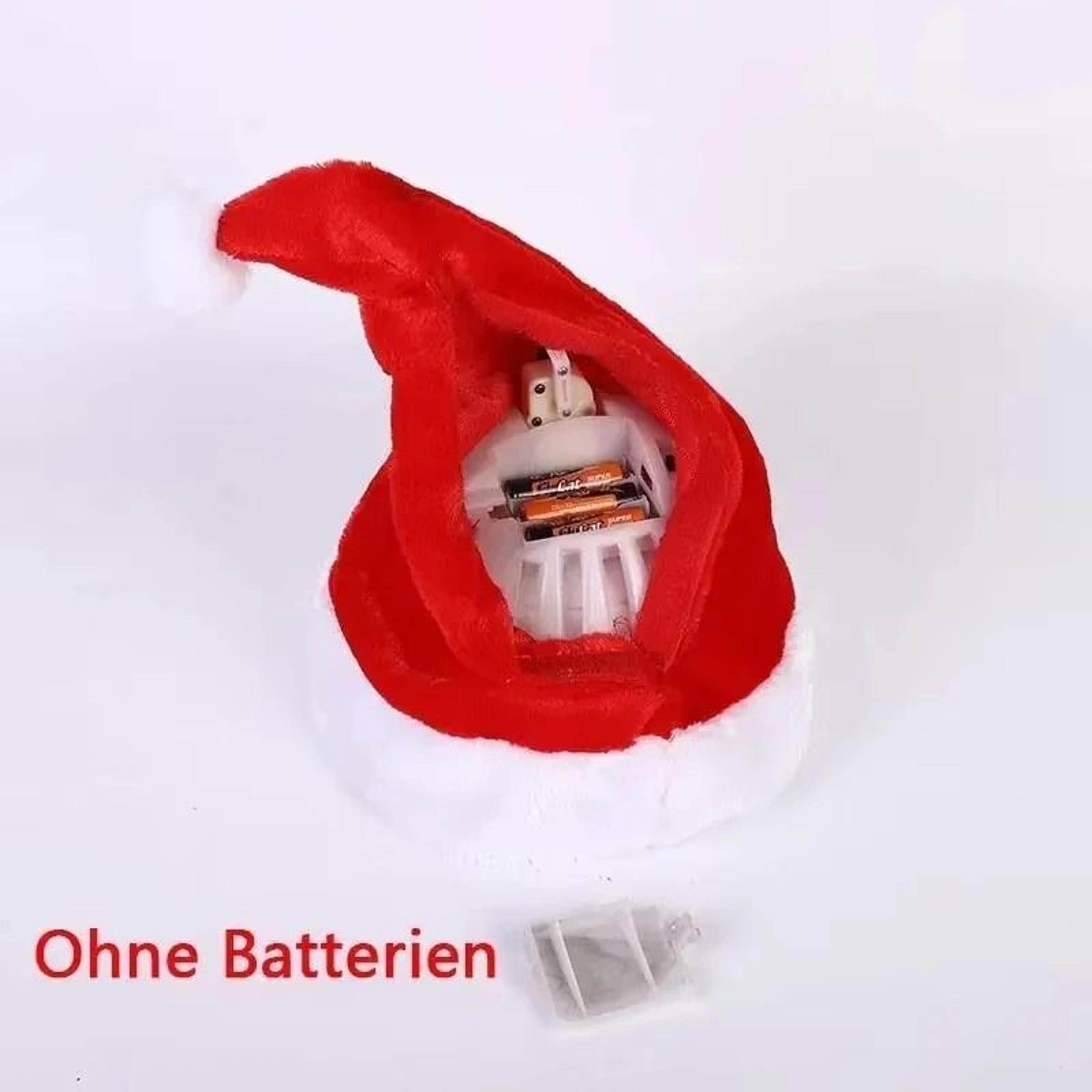 Luminous LED Plush Santa Hat  Adjustable HighEnd Christmas Headwear  Professional Holiday Decoratio 6