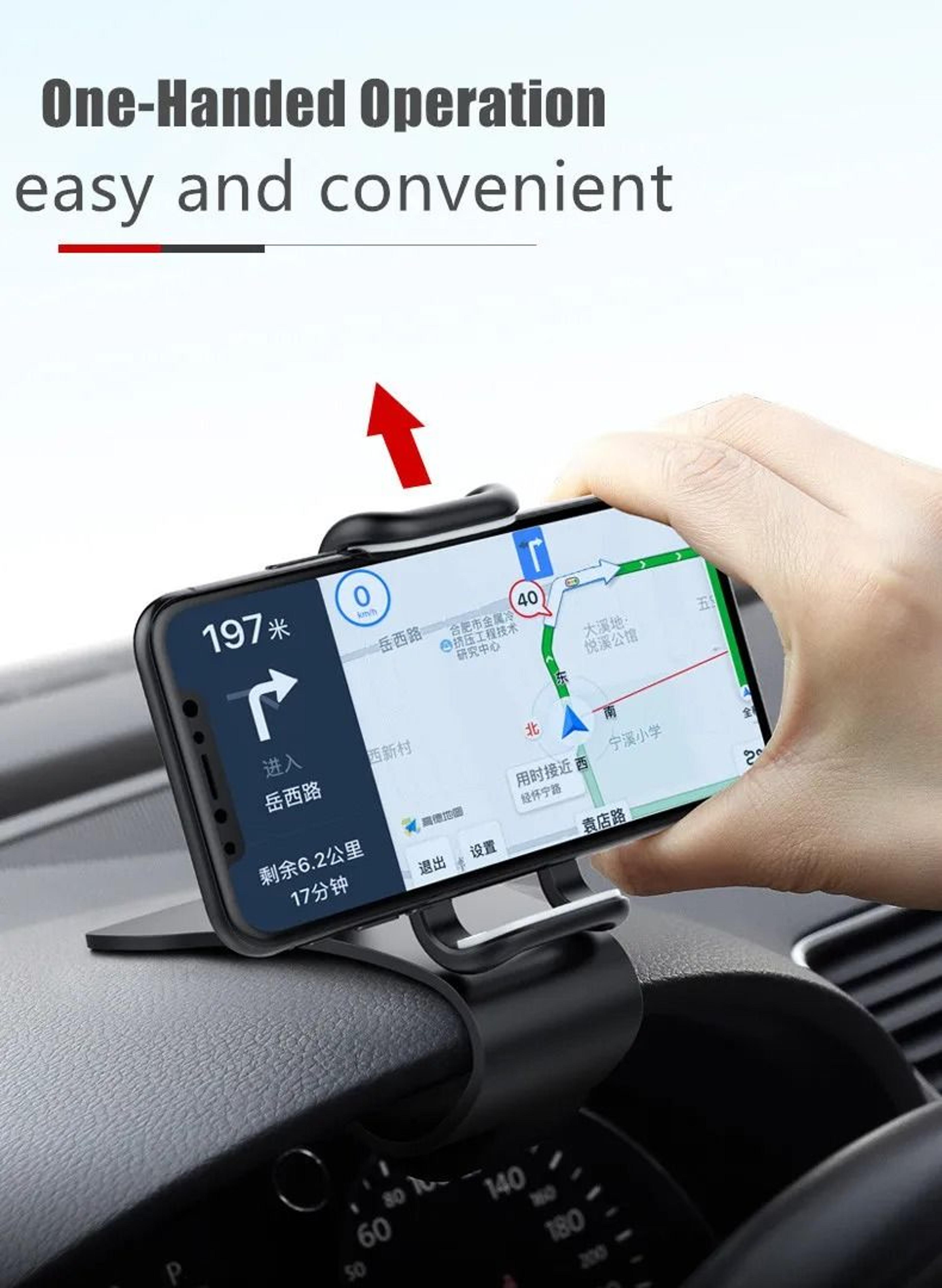 Universal Dashboard Car Phone Holder  Easy Clip MultiFunctional Navigation Mount  HighYield Driving 4