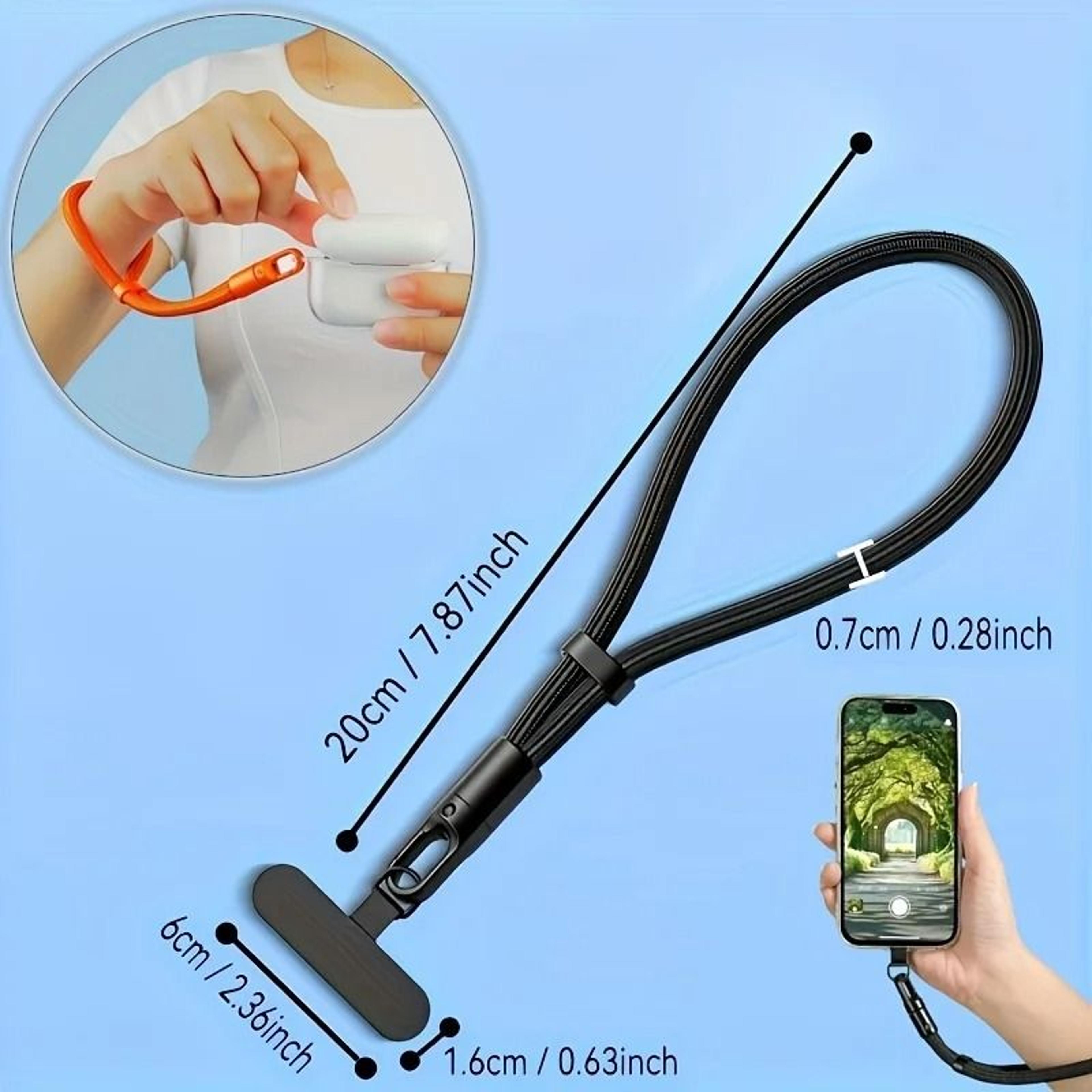 Phone Lanyard  Crossbody  Wrist Strap With Safety Clip  HighYield Universal Mobile Support Hub 3
