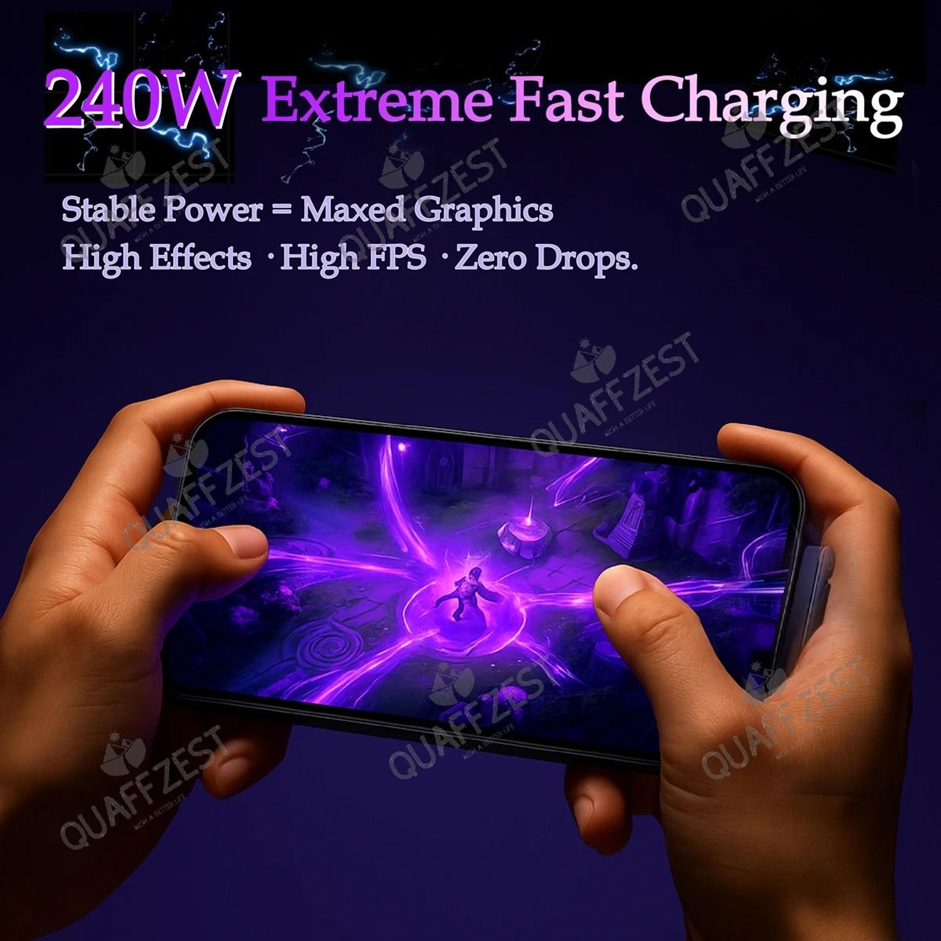 240W PD Foldable Phone Holder Cable  5 Ft Fast Charging  Data Sync  HighYield Desktop Interaction H 5