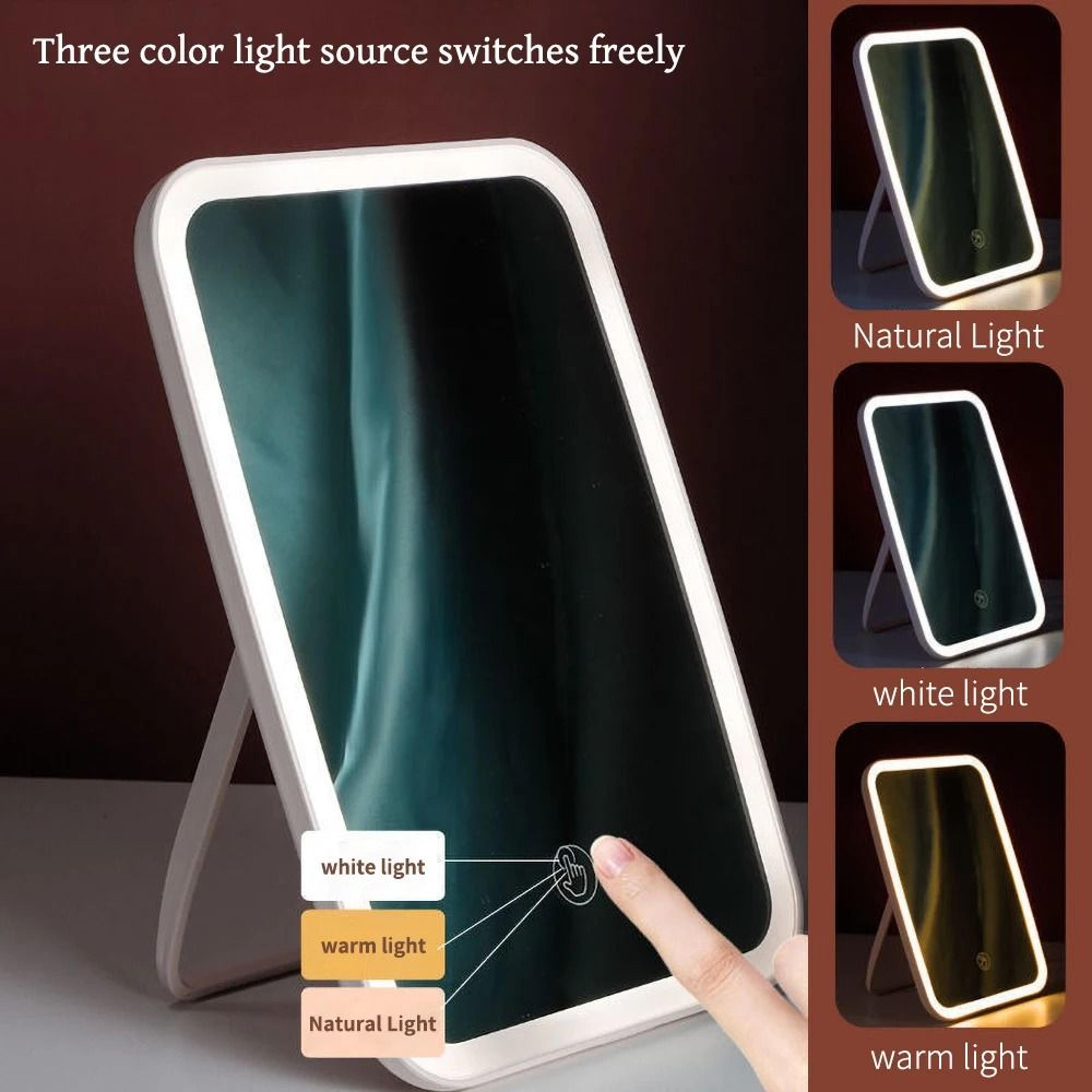 USB Tricolor Vanity Lights  Foldable Dimmable LED Strip  HighYield Beauty  Dressing Table Lighting  6