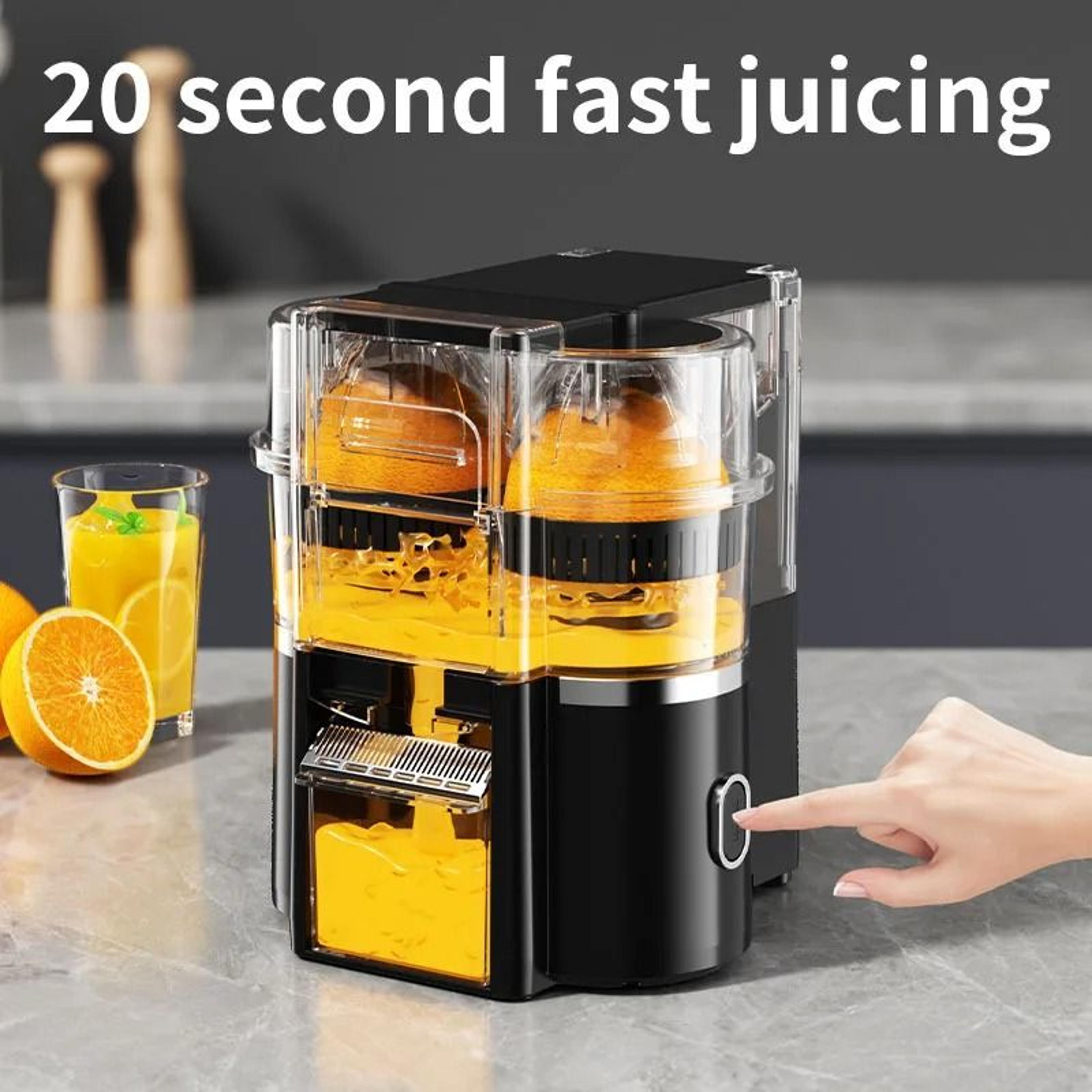 DualHead Electric Citrus Juicer  HighYield Orange  Lemon Squeezer  Professional Home Kitchen 4