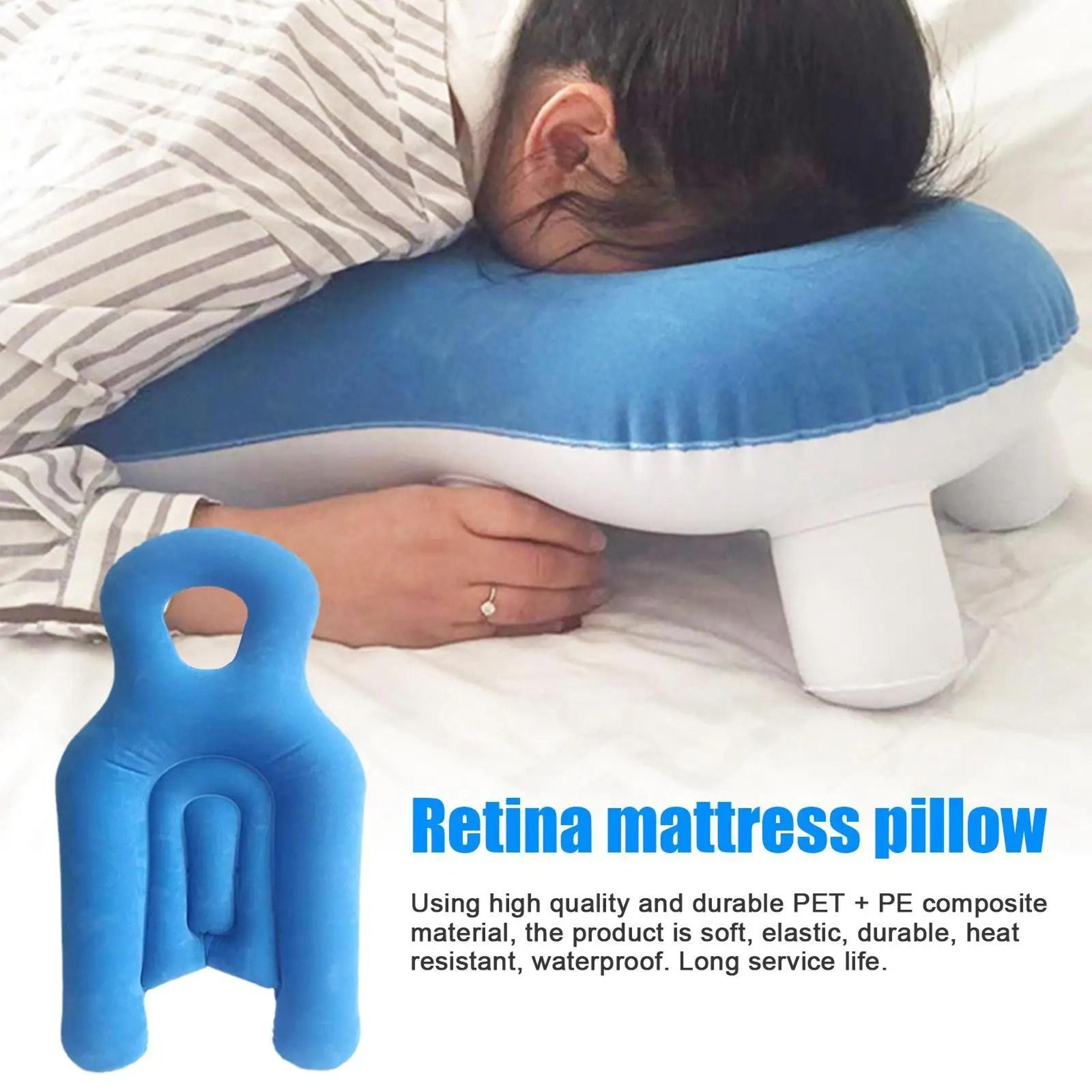 Inflatable FaceDown Recovery Pillow  Prone Sleeping Support For Eye Surgery  Vitrectomy  PostOp Int 0
