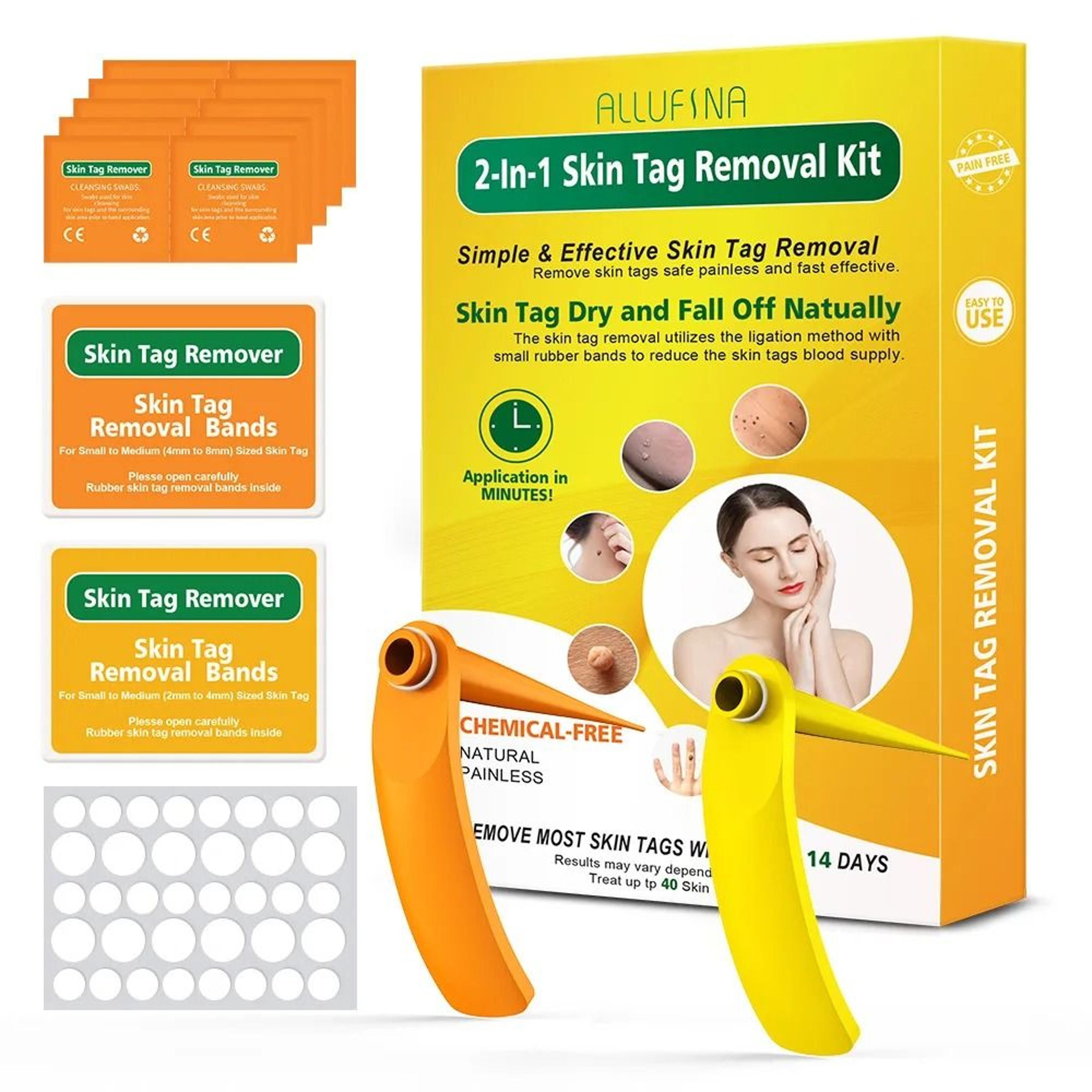 2-in-1 auto skin tag removal kit – painless skin label & mole detailing tool – high-yield facial care interaction hub