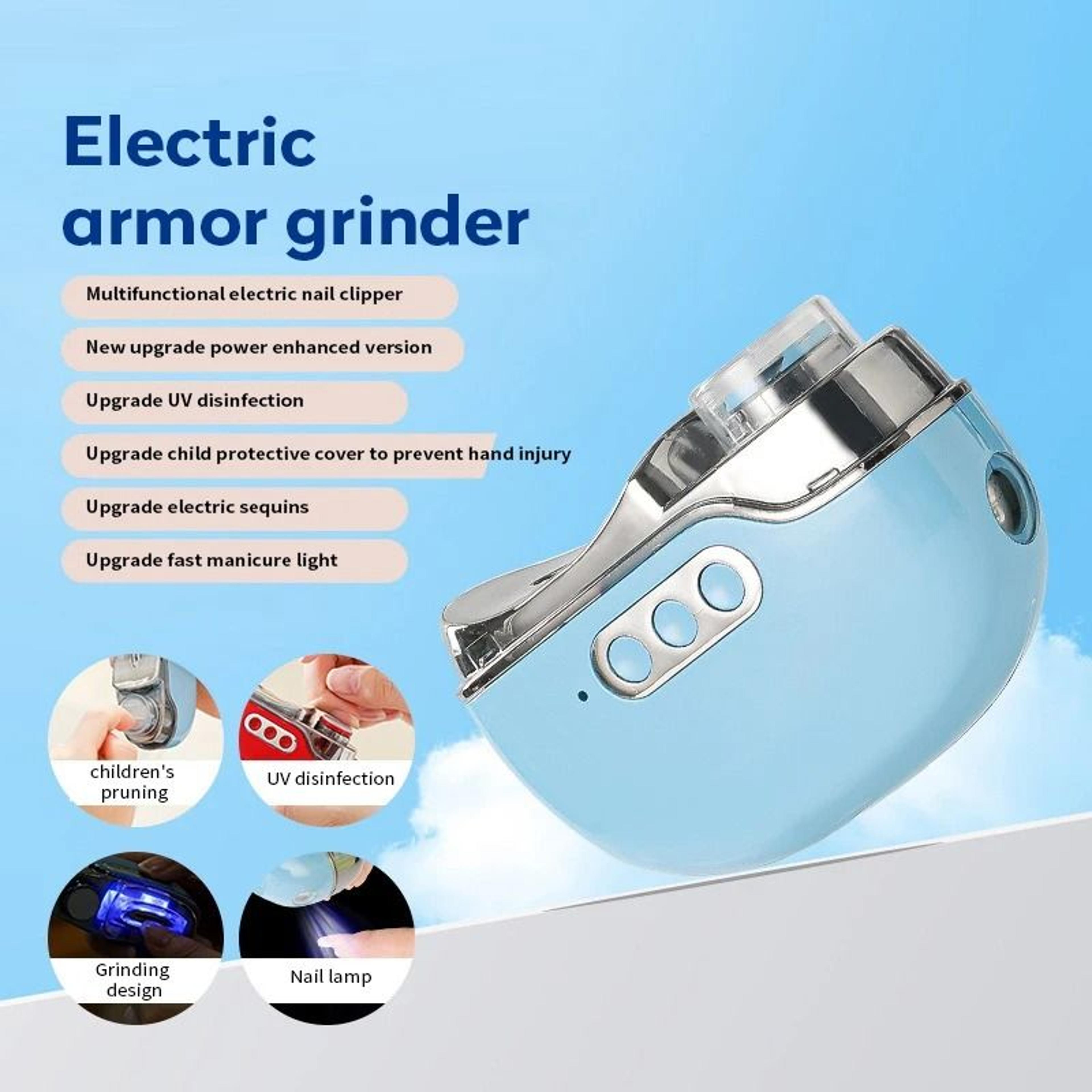 4in1 Automatic Electric Nail Clipper  Integrated UV Drying Lamp  Polishing Tool  HighYield Manicure 7