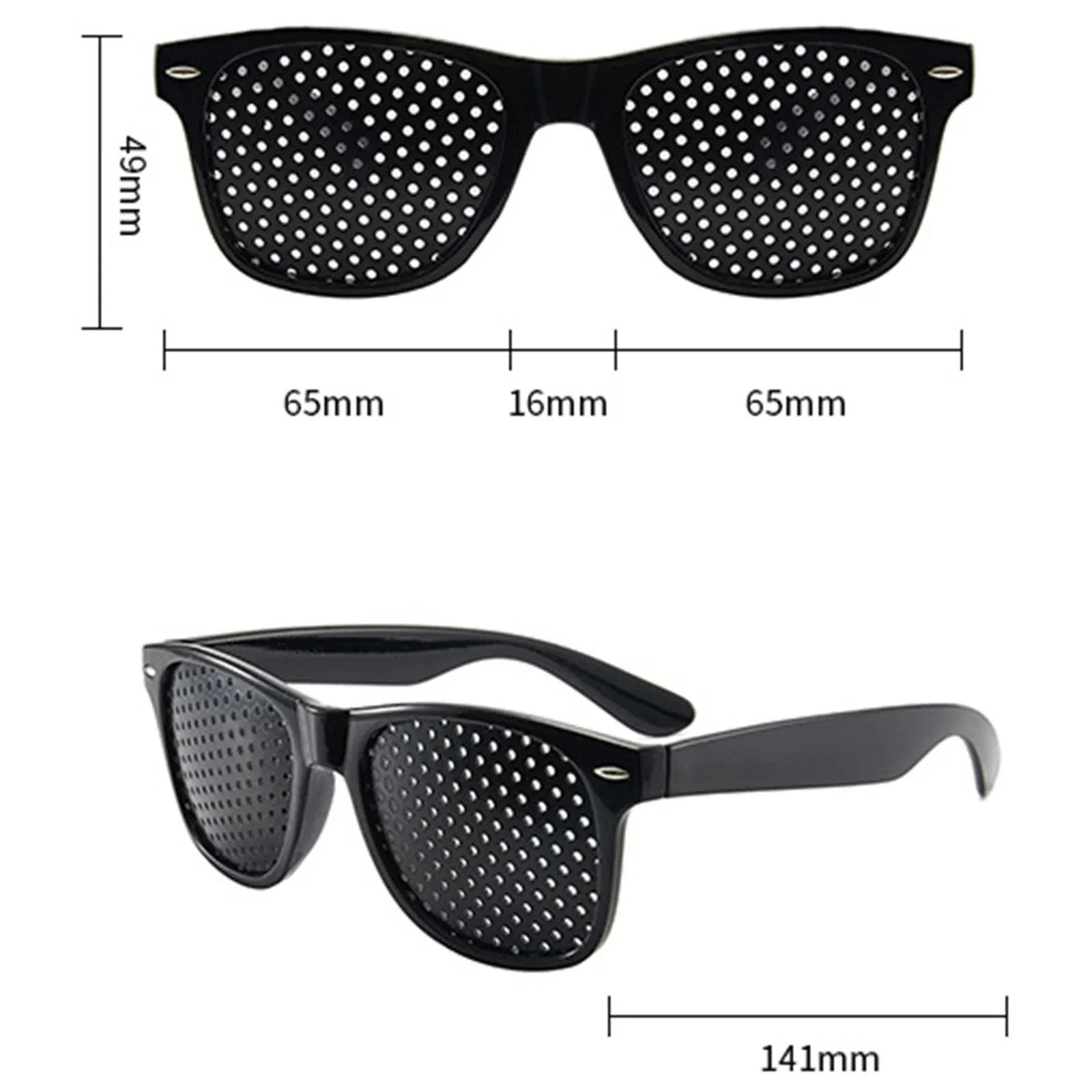 Vision Correction Pinhole Glasses  AntiMyopia  Astigmatism Relief  HighYield Ocular Improvement Hub 6