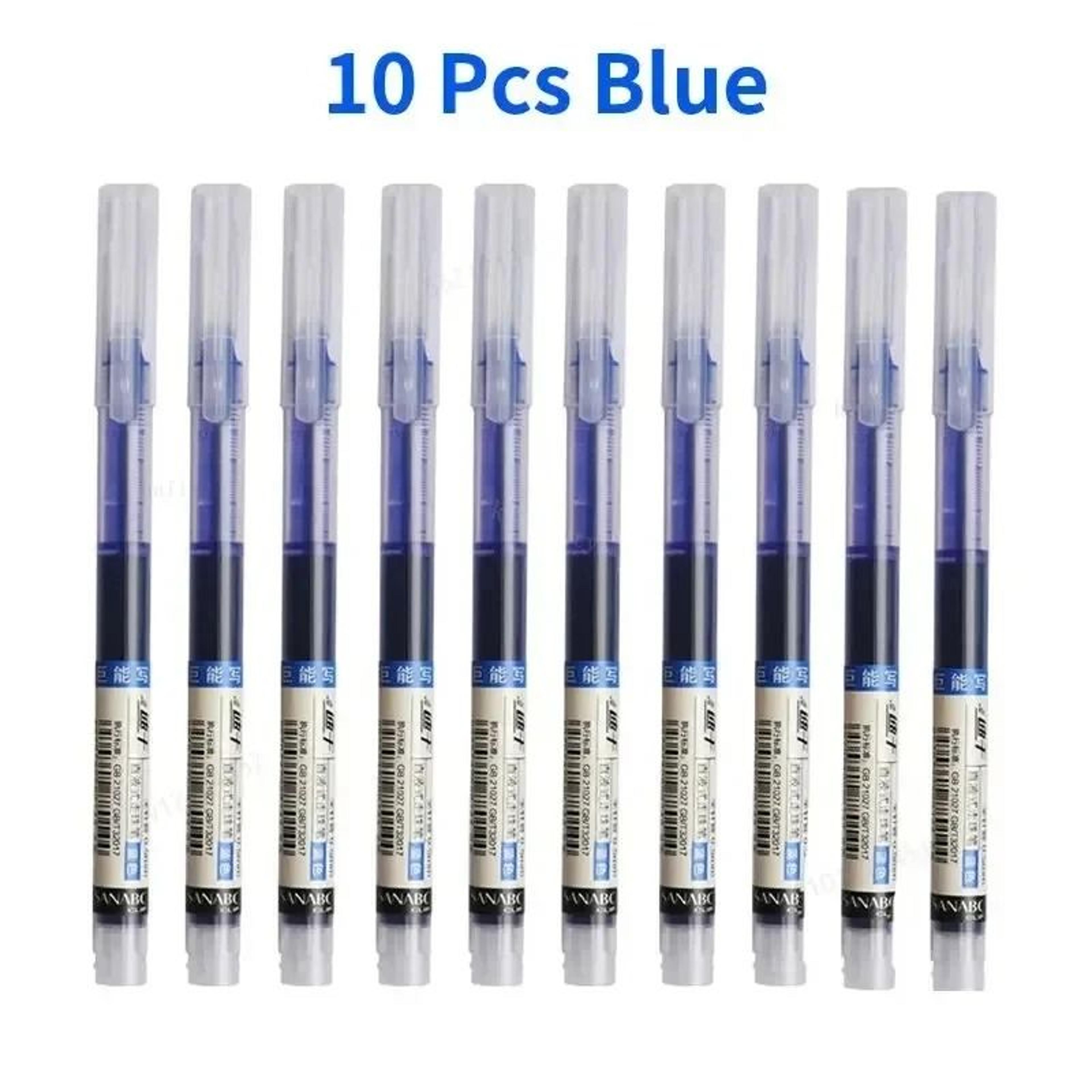 10Pack NeedleTip Gel Pens  Straight Liquid Ballpoint Stationery  HighYield Office Writing Hub 9