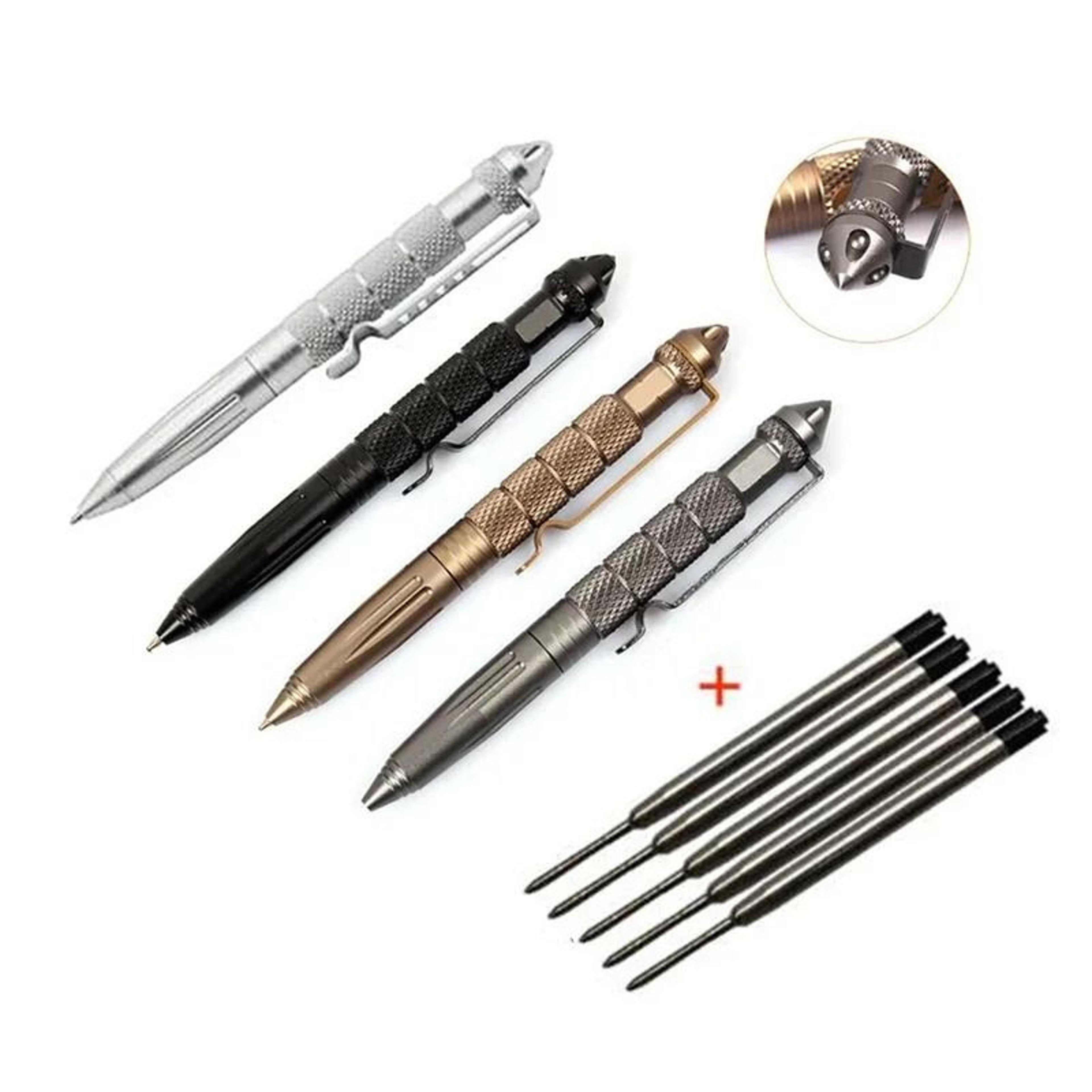 tactical pocket signature pen – mini anti-skid self-defense tool – high-yield edc writing interaction hub