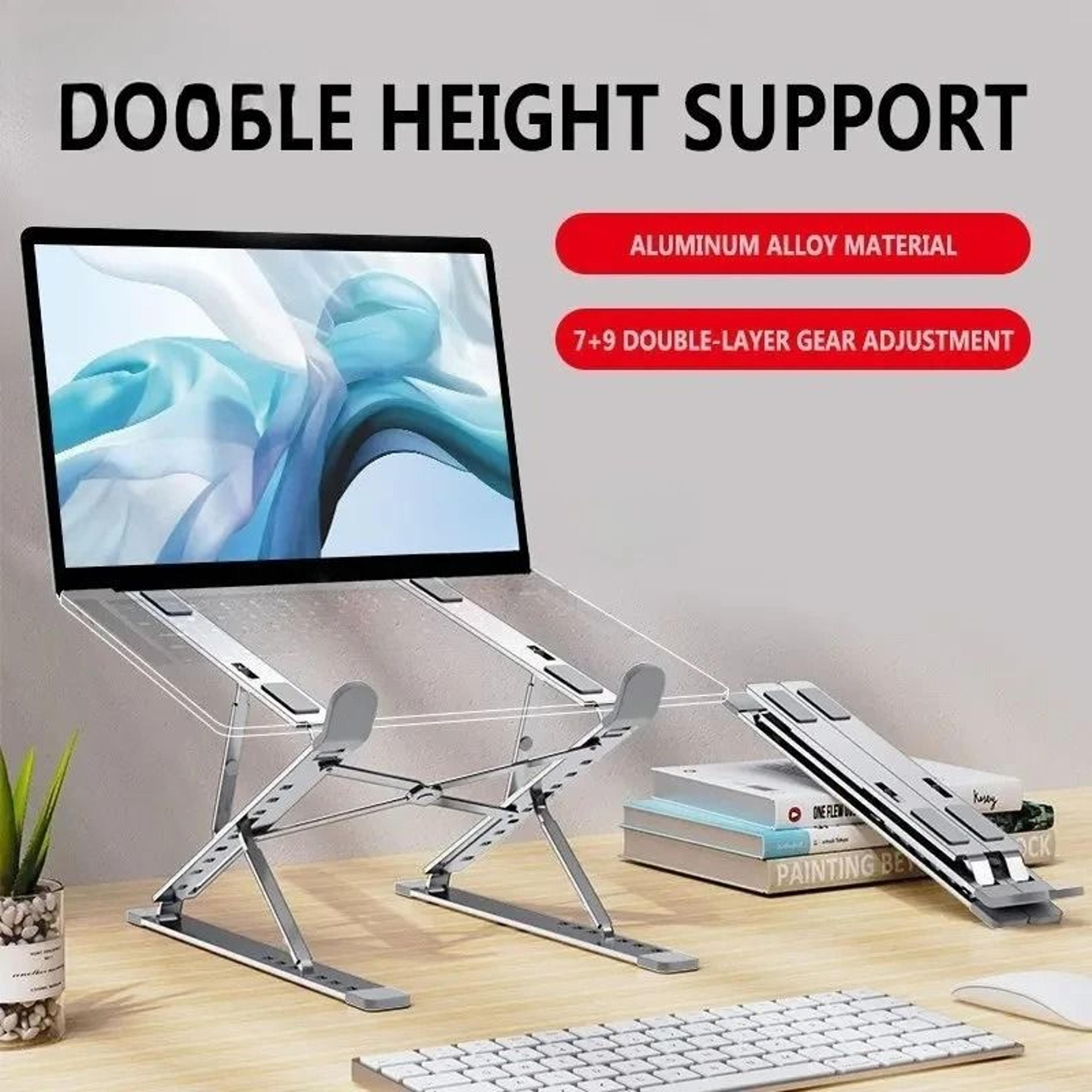 N8 N3 Aluminum Laptop Stand  Adjustable Foldable Cooling Lift  HighYield Ergonomic Interaction Hub 1