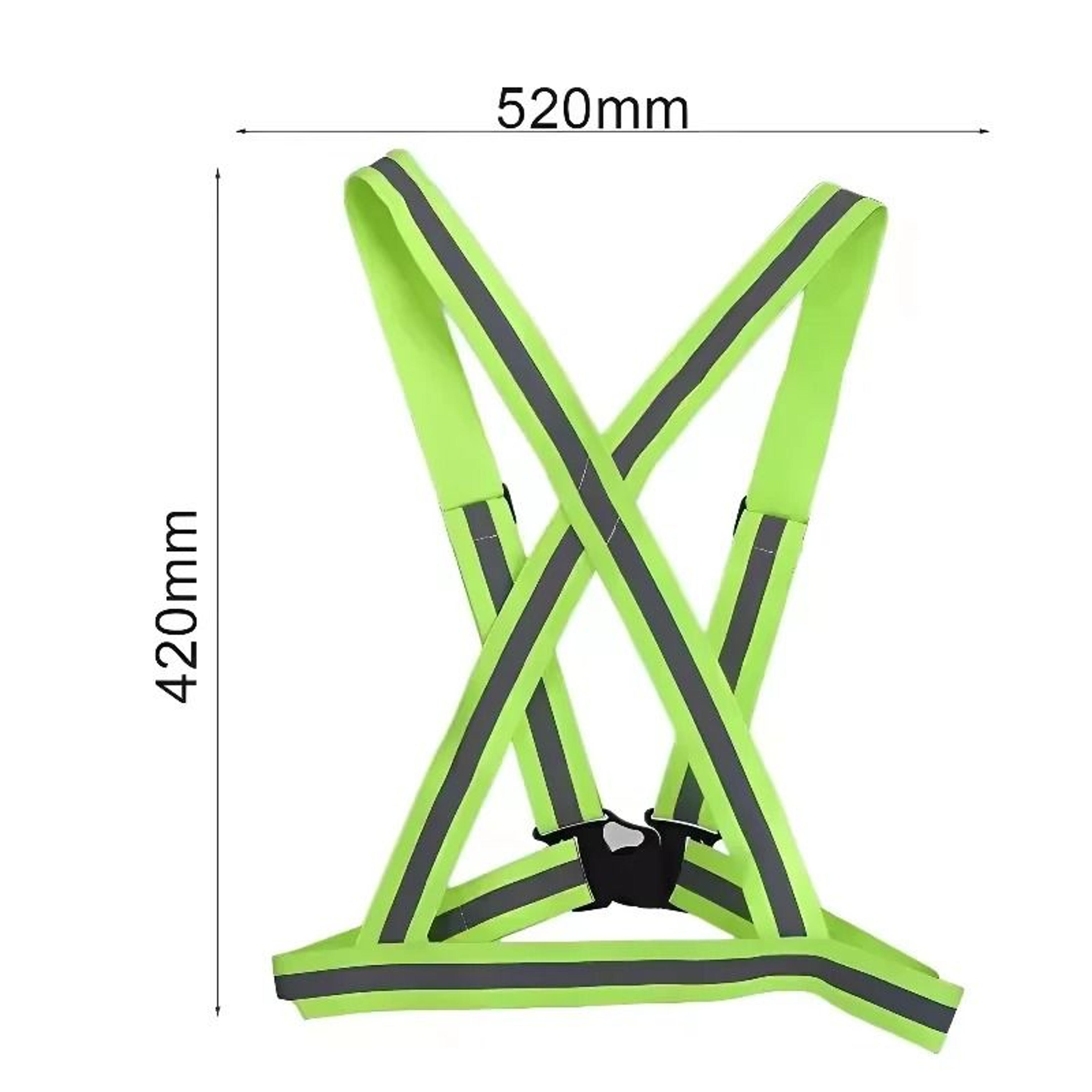 Adjustable Reflective Safety Vest  HighVisibility Night Gear  HighYield Outdoor Security Interactio 4