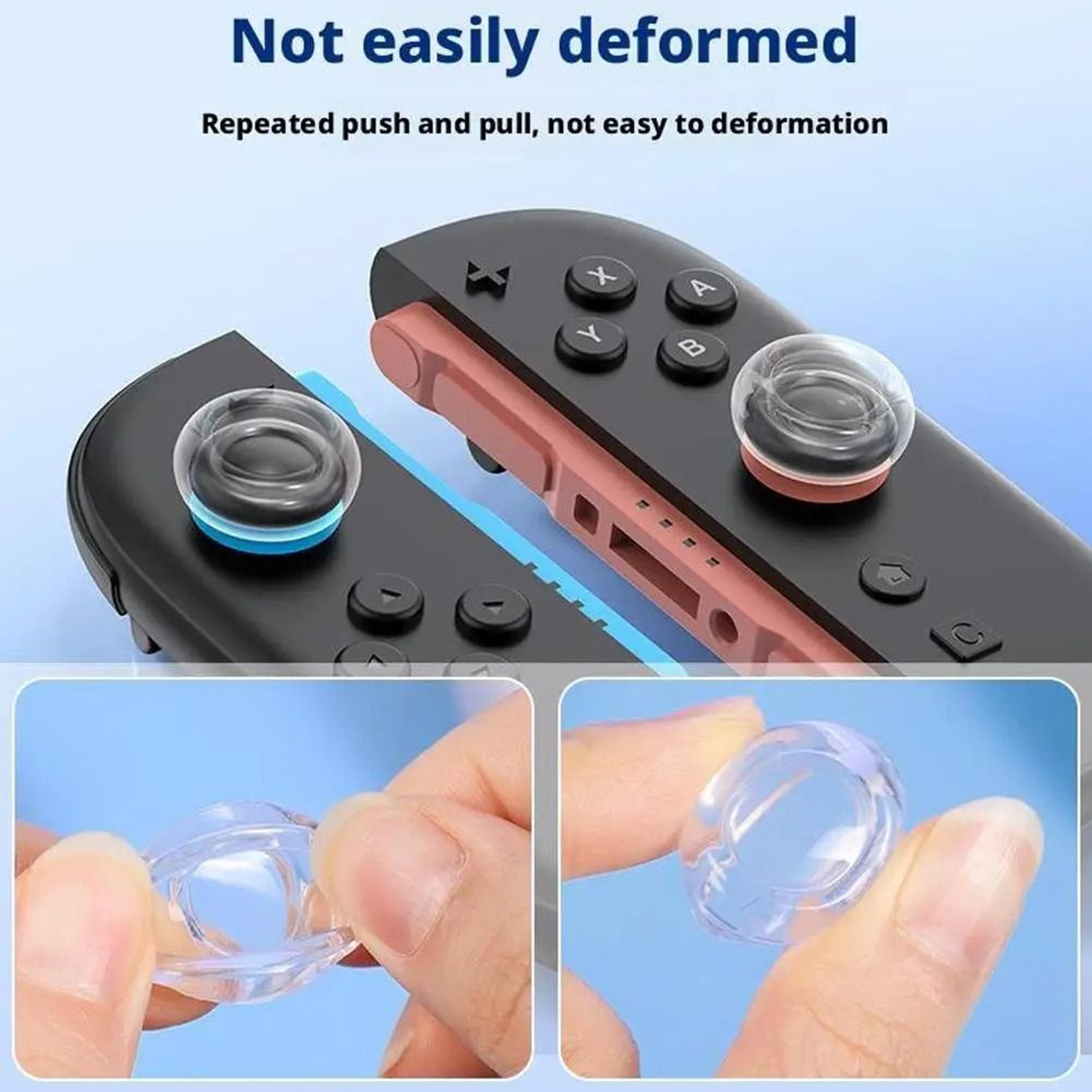 Transparent Thumb Grip Caps  Nintendo Switch 2 Protective Joystick Covers  HighYield Gaming Interac