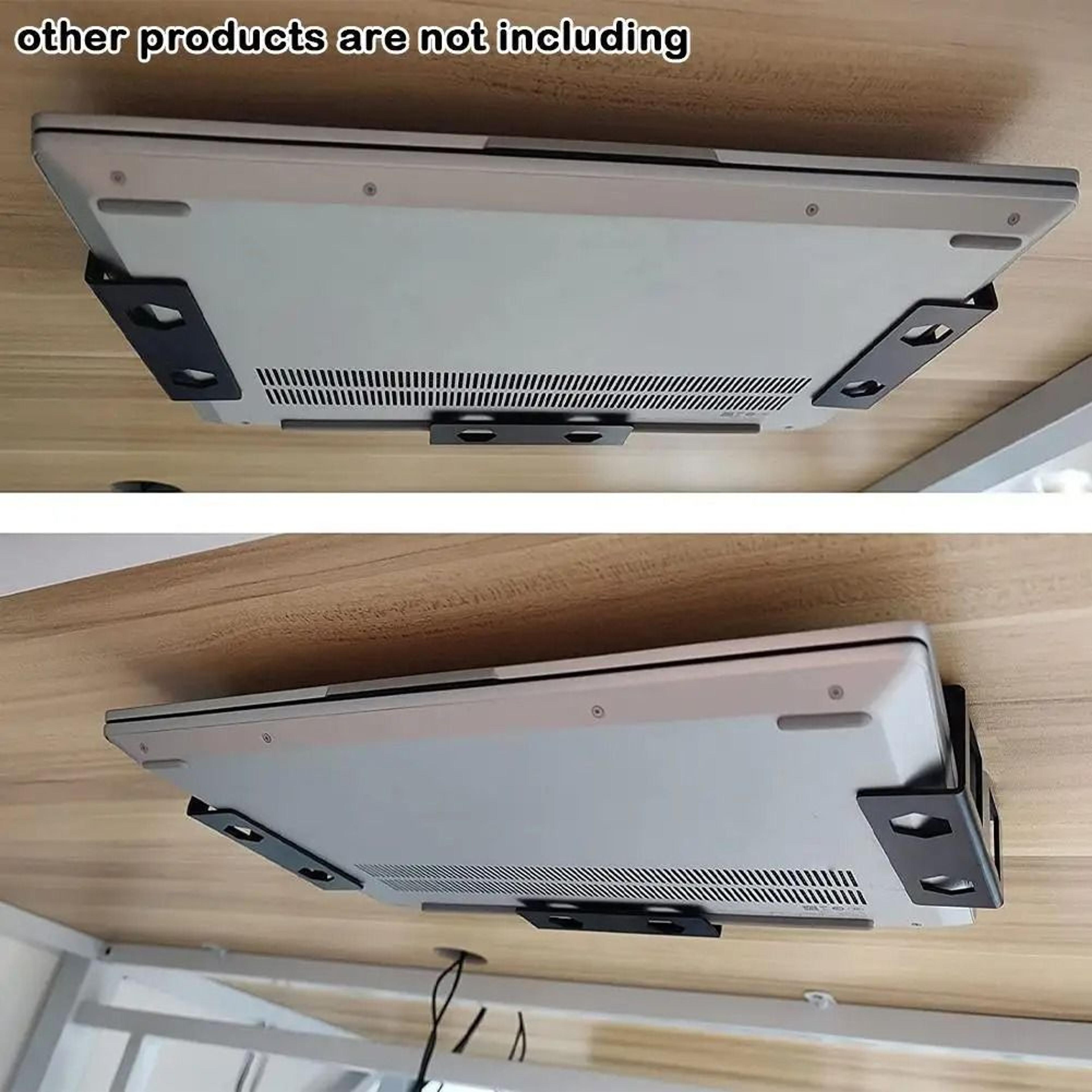 UnderTable Laptop Storage Mount  Desktop Organization Bracket  HighYield Workspace Interaction Hub 1