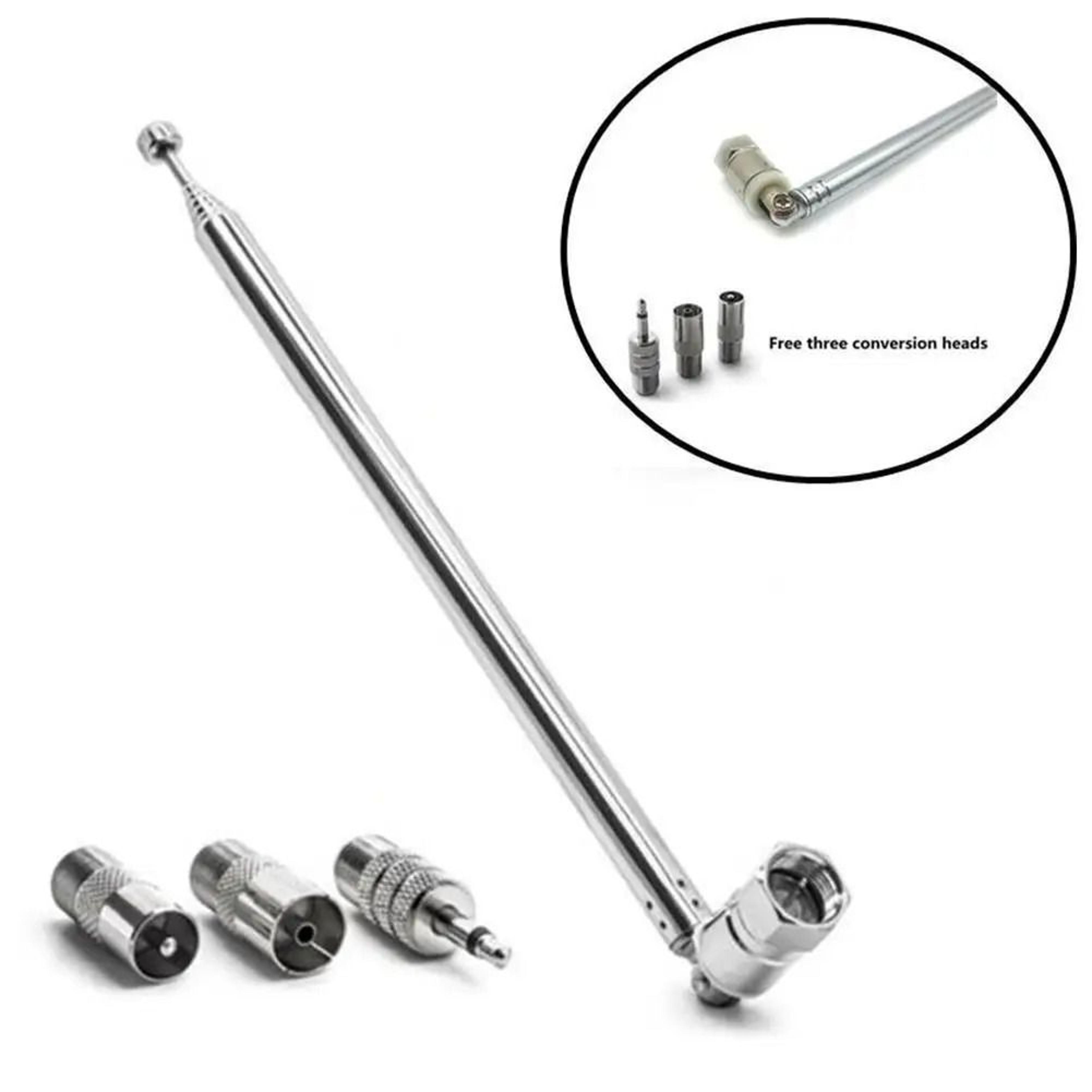 telescopic dab fm radio antenna – 3.5mm multi-adapter aerial – high-yield signal interaction hub