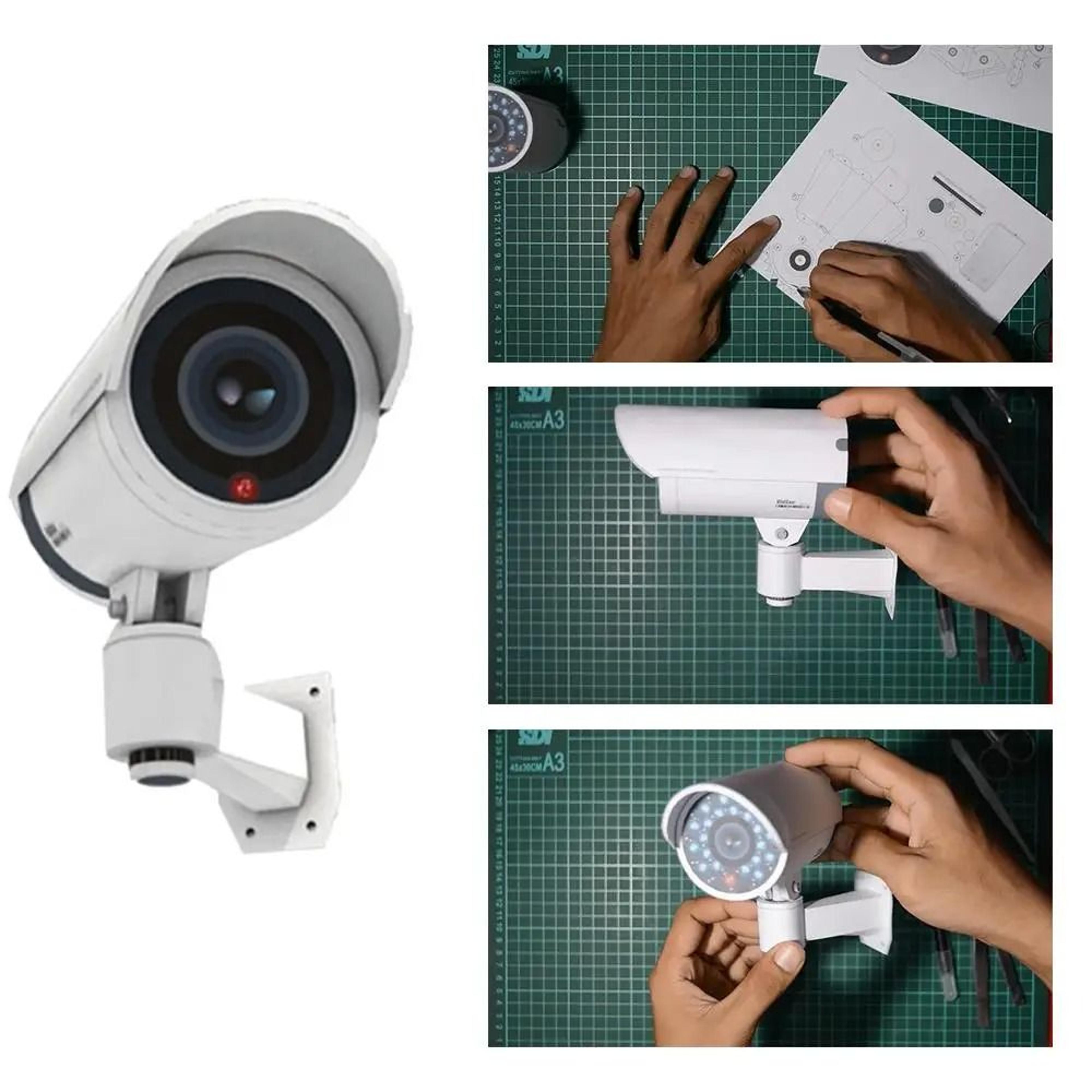 holographic simulation security camera – led flash protection node – high-yield visual deterrent interaction hub